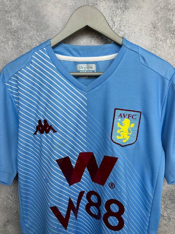 Kappa Kappa Aston Villa 2019/20 Away Jersey KOMBAT Soccer Shirt Size US M / EU 48-50 / 2 - 4 Thumbnail