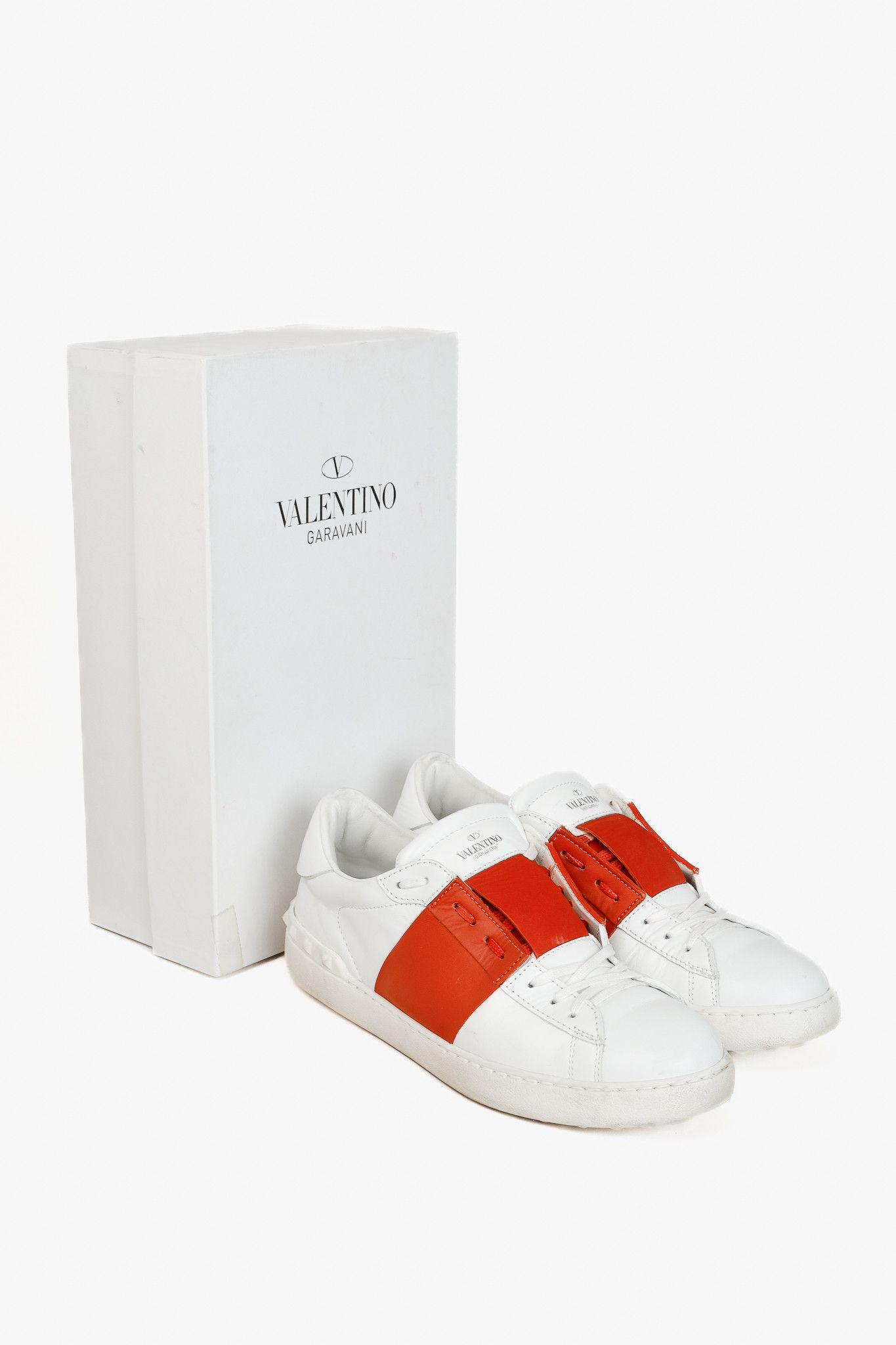 Valentino Valentino Garavani Men's Leather Low-Top Sneakers Size US 11 / EU 44 - 10 Thumbnail