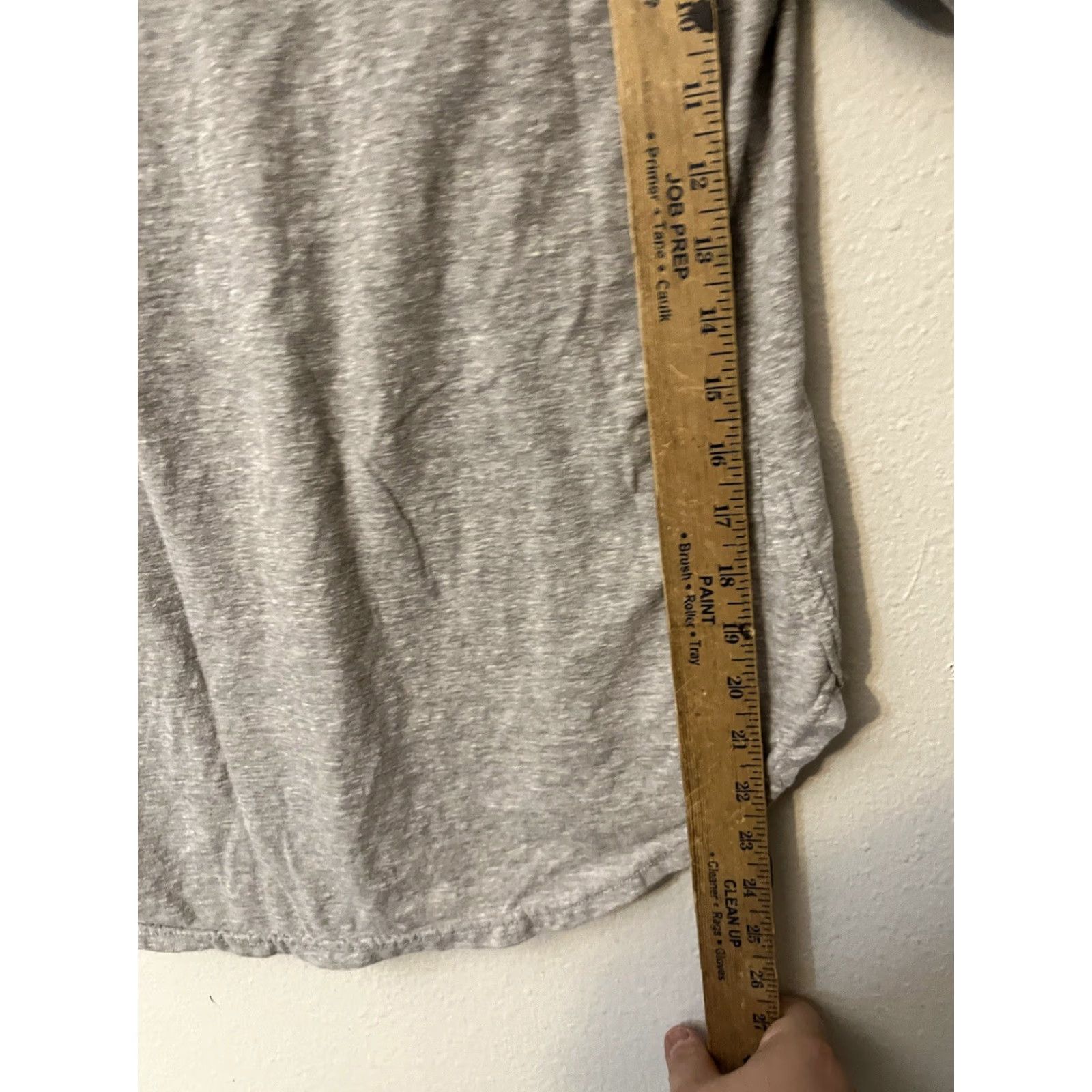 Lucky Brand Lucky Brand Sleep Shirt Womens Small Gray Solid Long Sleeve V Neck Lounge S/S Regular Cotton Modal Nightwear Size S / US 4 / IT 40 - 5 Thumbnail