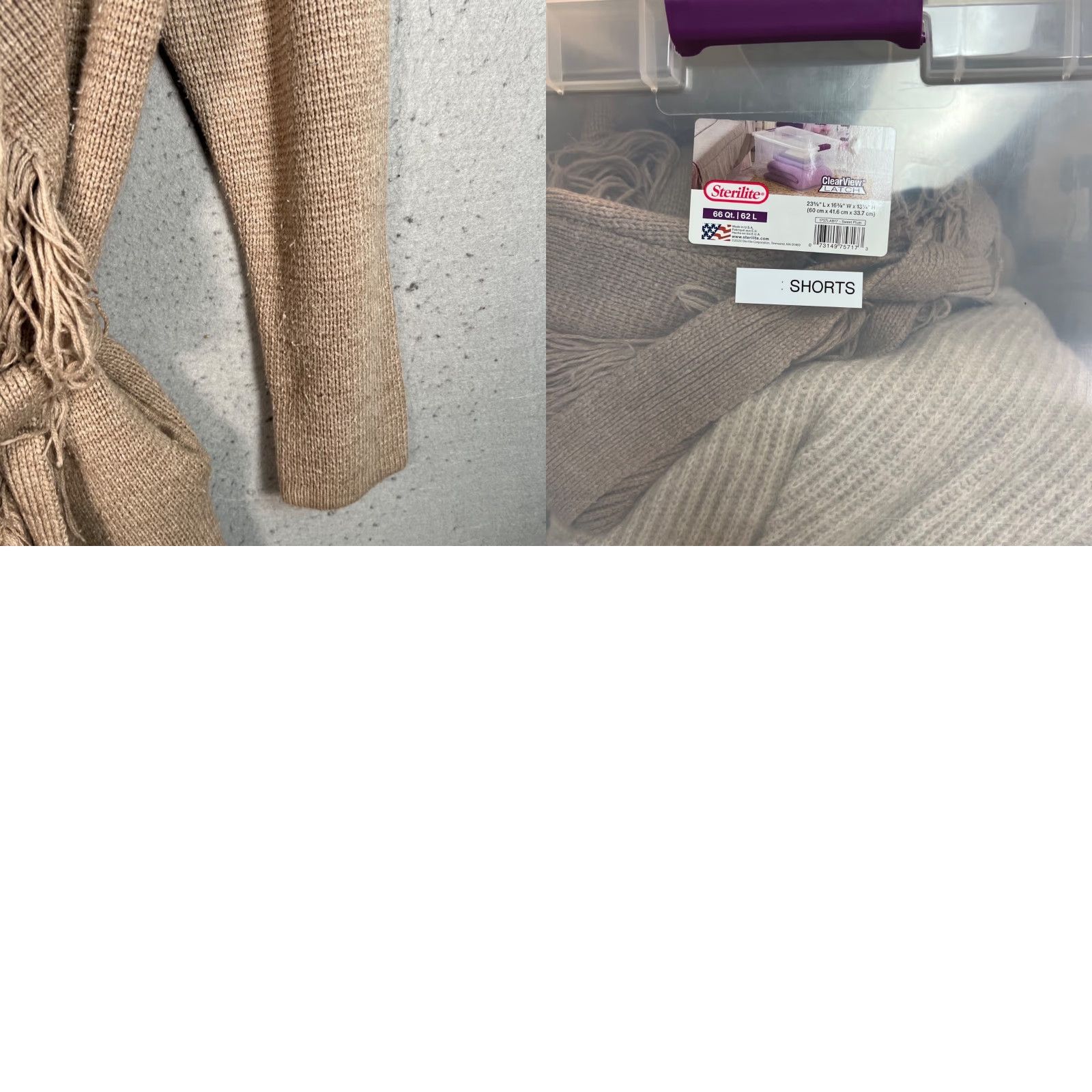 Vintage VINTAGE New York & Company Womens Small Fringe Belted Cardigan Beige Knit Sweater Coat Size S / US 4 / IT 40 - 8 Thumbnail