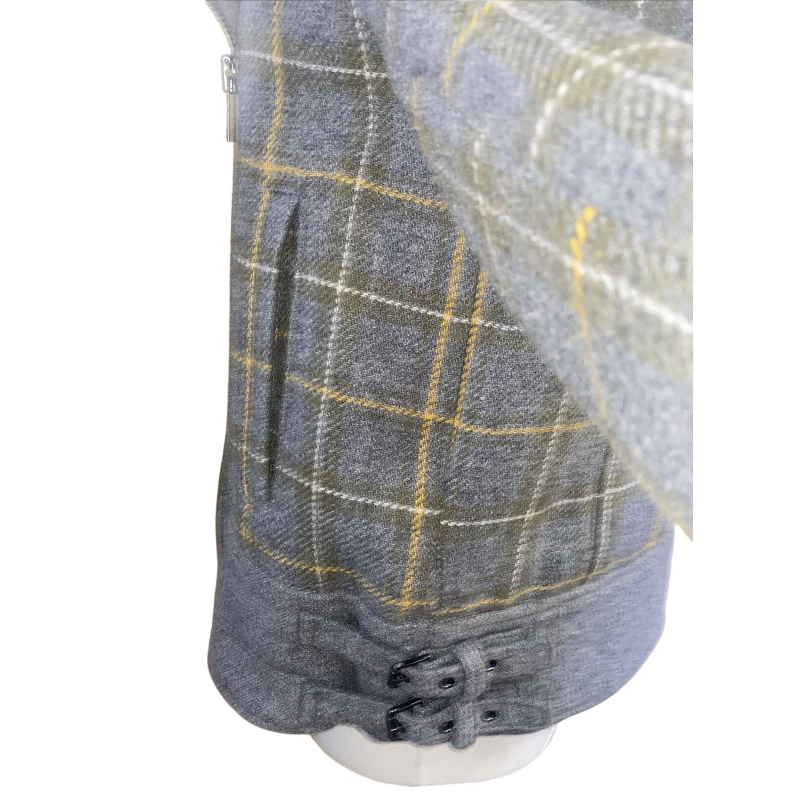 Banana Republic Banana Republic Women's Plaid Faux Fur Trim Zip Jacket XS Size XS / US 0-2 / IT 36-38 - 5 Thumbnail