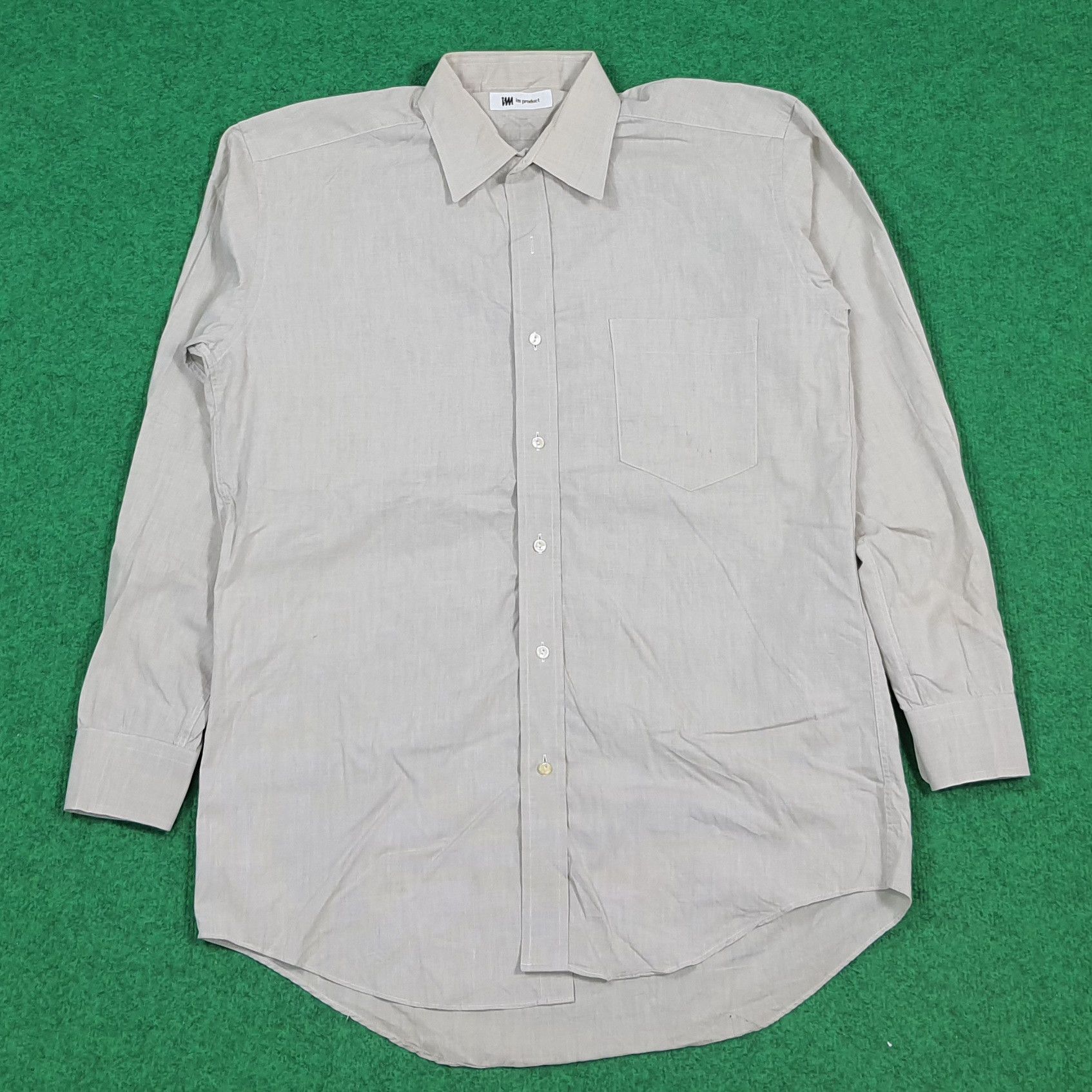 Issey Miyake Vintage Im Product by Issey Miyake Plain Shirt C294N74 Size US L / EU 52-54 / 3 - 1 Thumbnail
