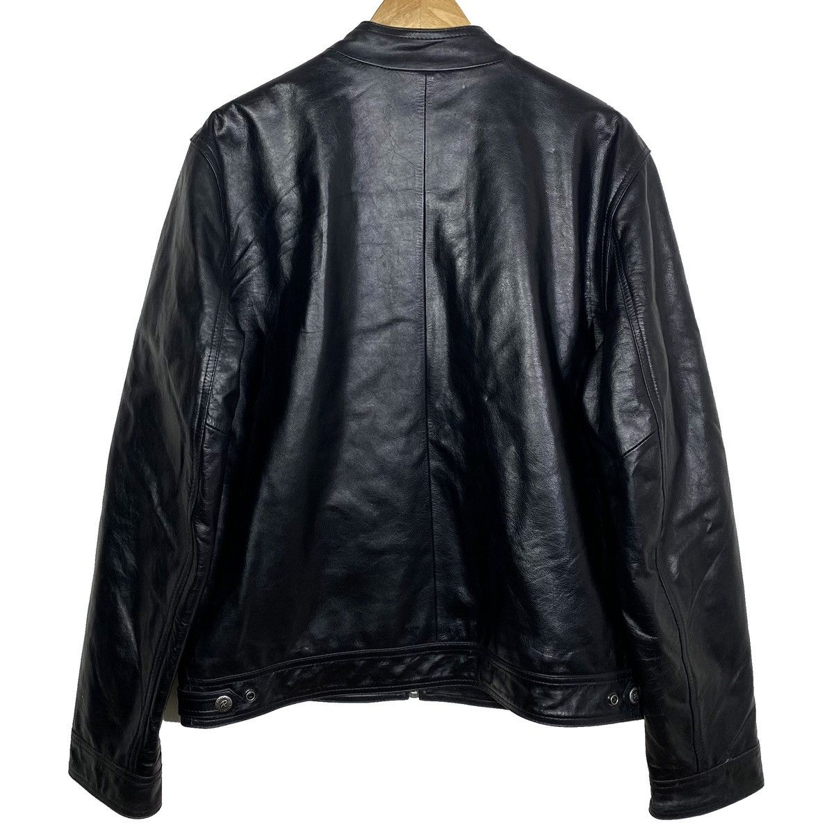 Vintage Blouson En Cuir Noir Vintage Redskins Size US L / EU 52-54 / 3 - 2 Thumbnail