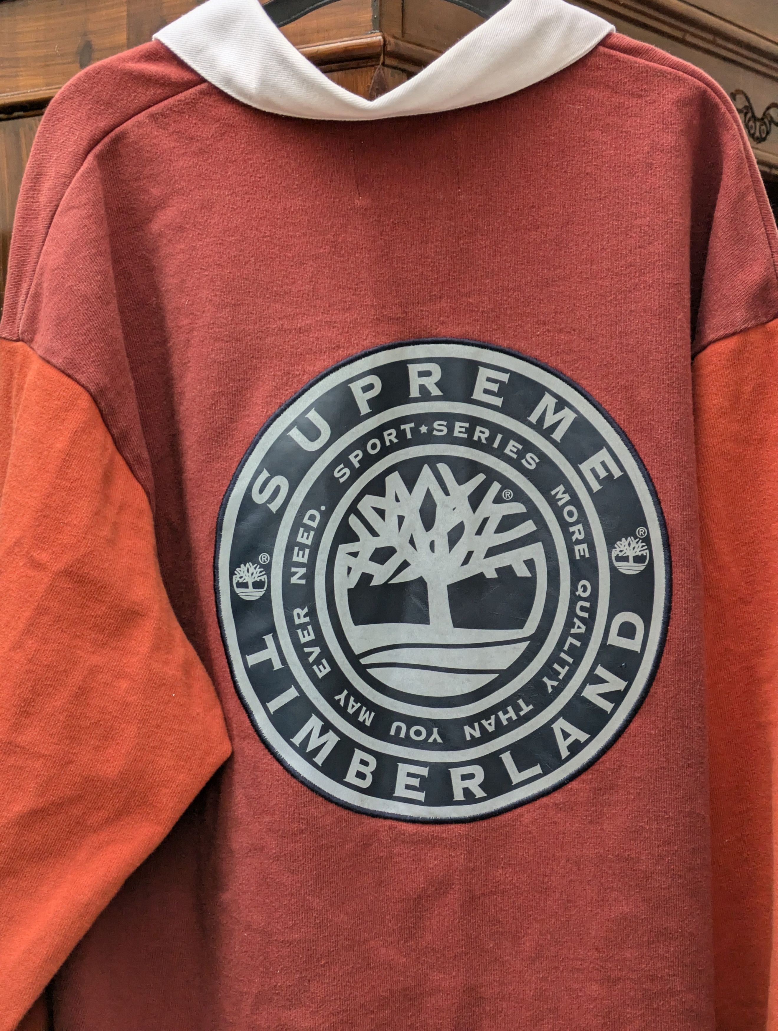 Supreme × Timberland Supreme x Timberland Rugby Shirt FW21 Size US M / EU 48-50 / 2 - 2 Thumbnail