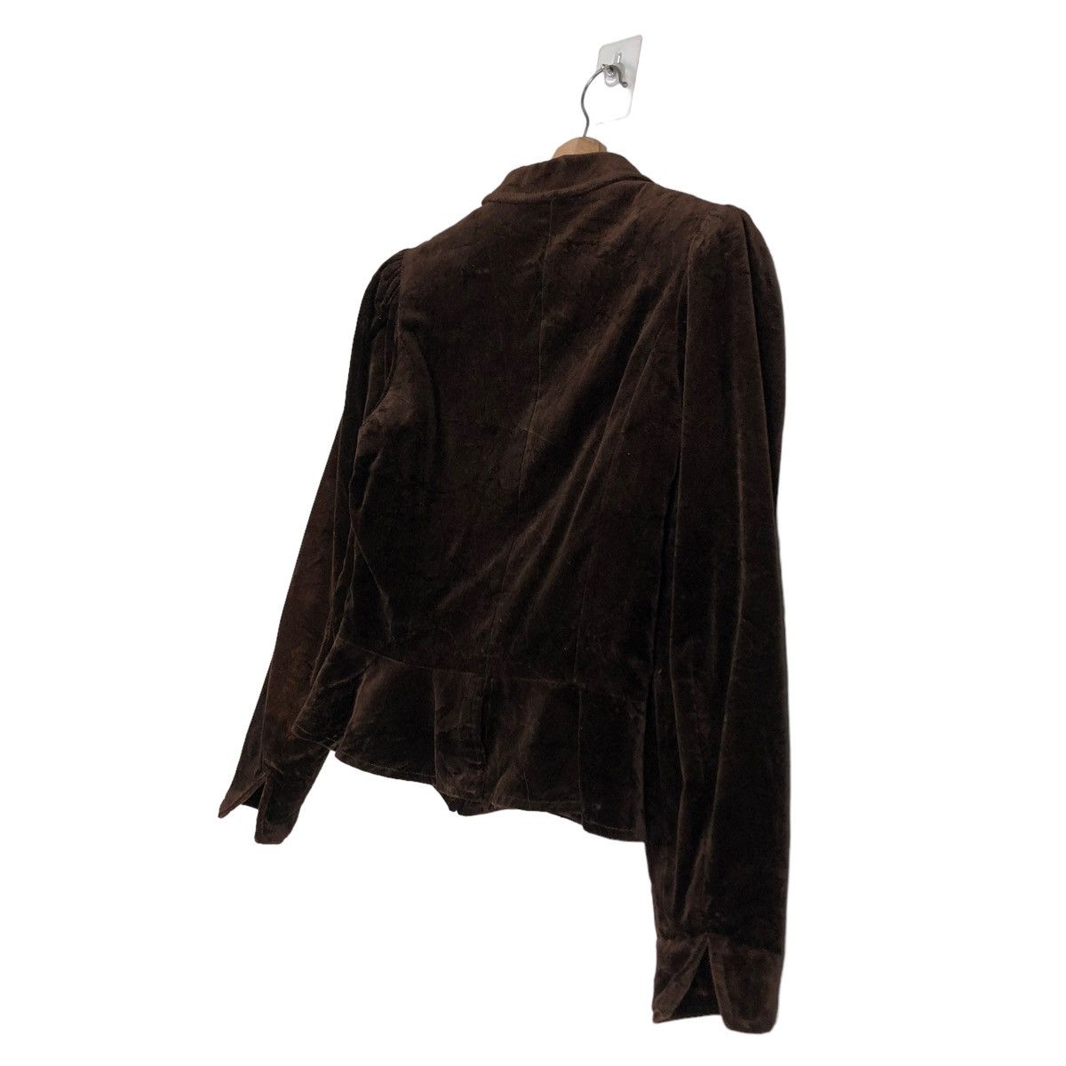 Vintage 🔥VINTAGE CROPPED VELVET JACKET DIFFUSION GUY LAROCHE PARIS Size XS / US 0-2 / IT 36-38 - 10 Thumbnail