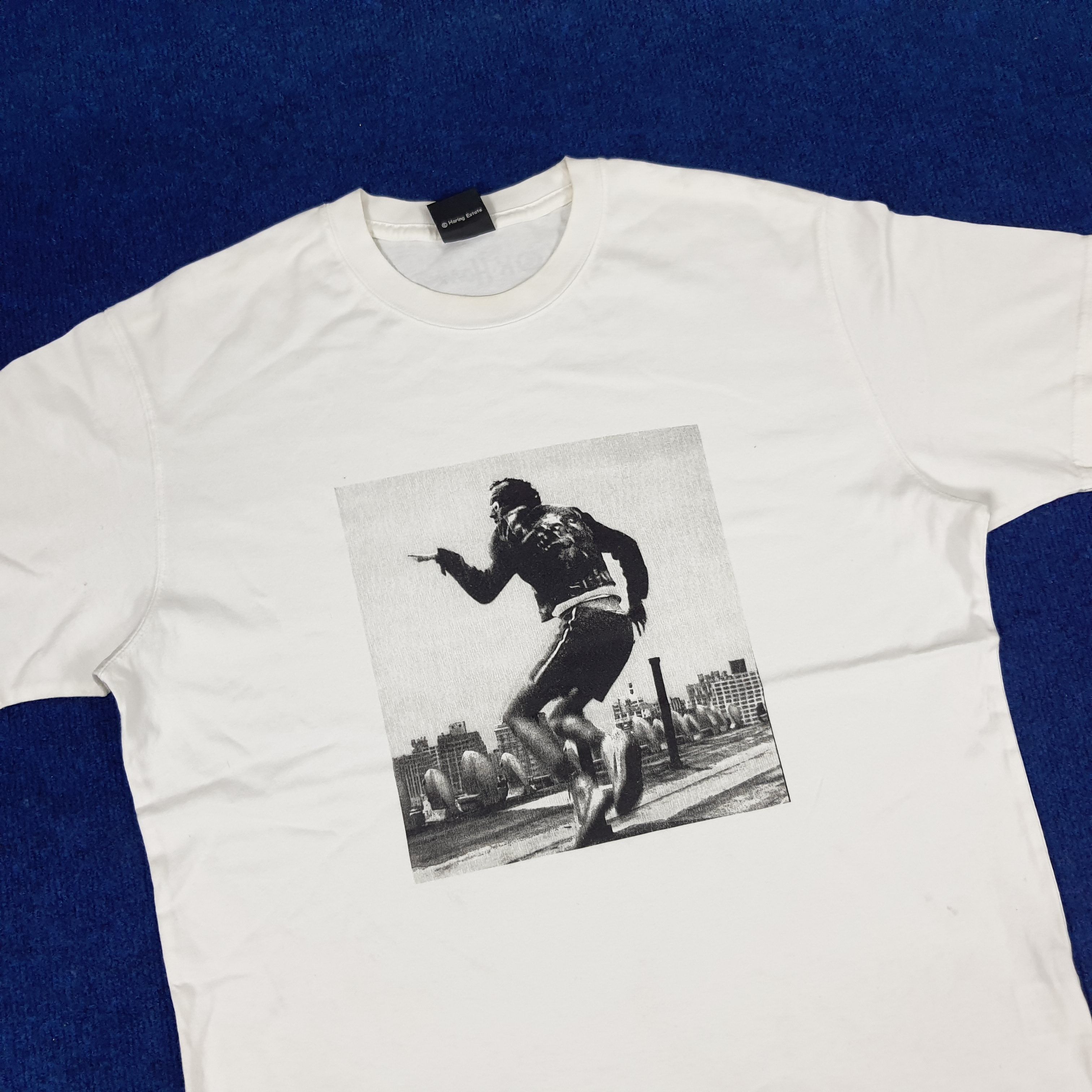 Keith Haring × Vintage Vintage Keith Haring Skateboards Photo Tee T-shirt Size US L / EU 52-54 / 3 - 2 Thumbnail
