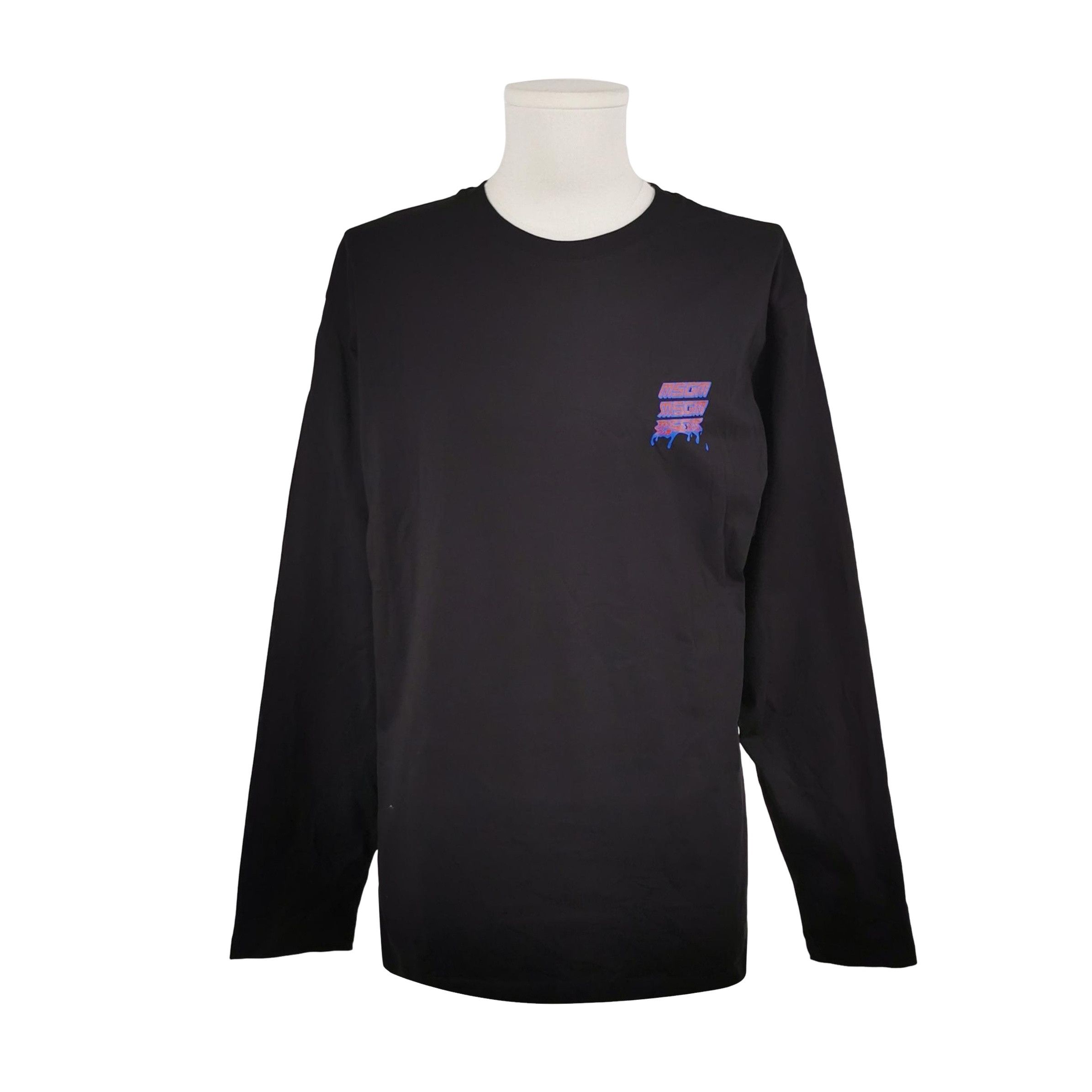 MSGM MSGM Logo Graphic Long Sleeve T-Shirt Size M Size US M / EU 48-50 / 2 - 1 Thumbnail