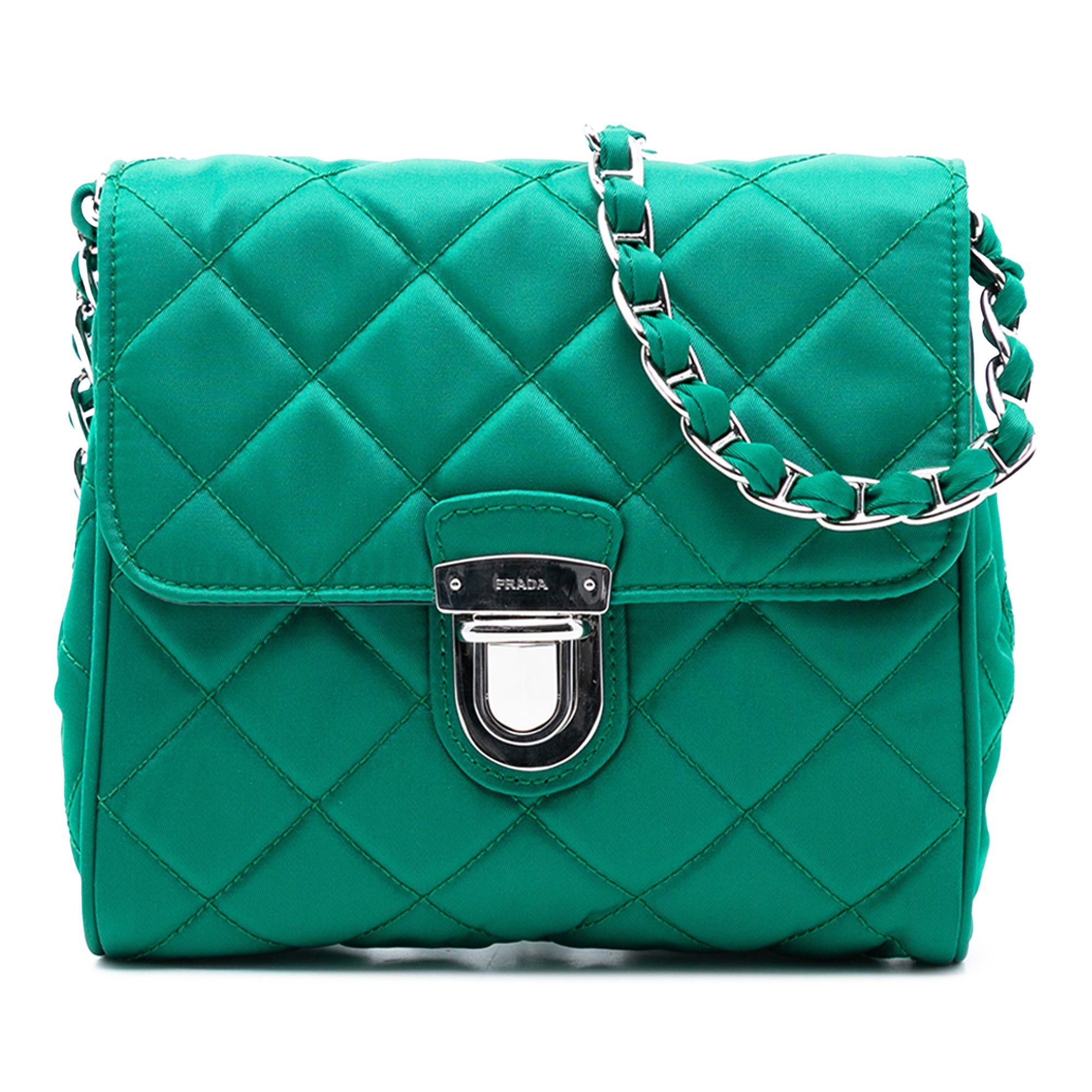 Prada Impuntu Tessuto Chain Crossbody Size ONE SIZE - 1 Thumbnail