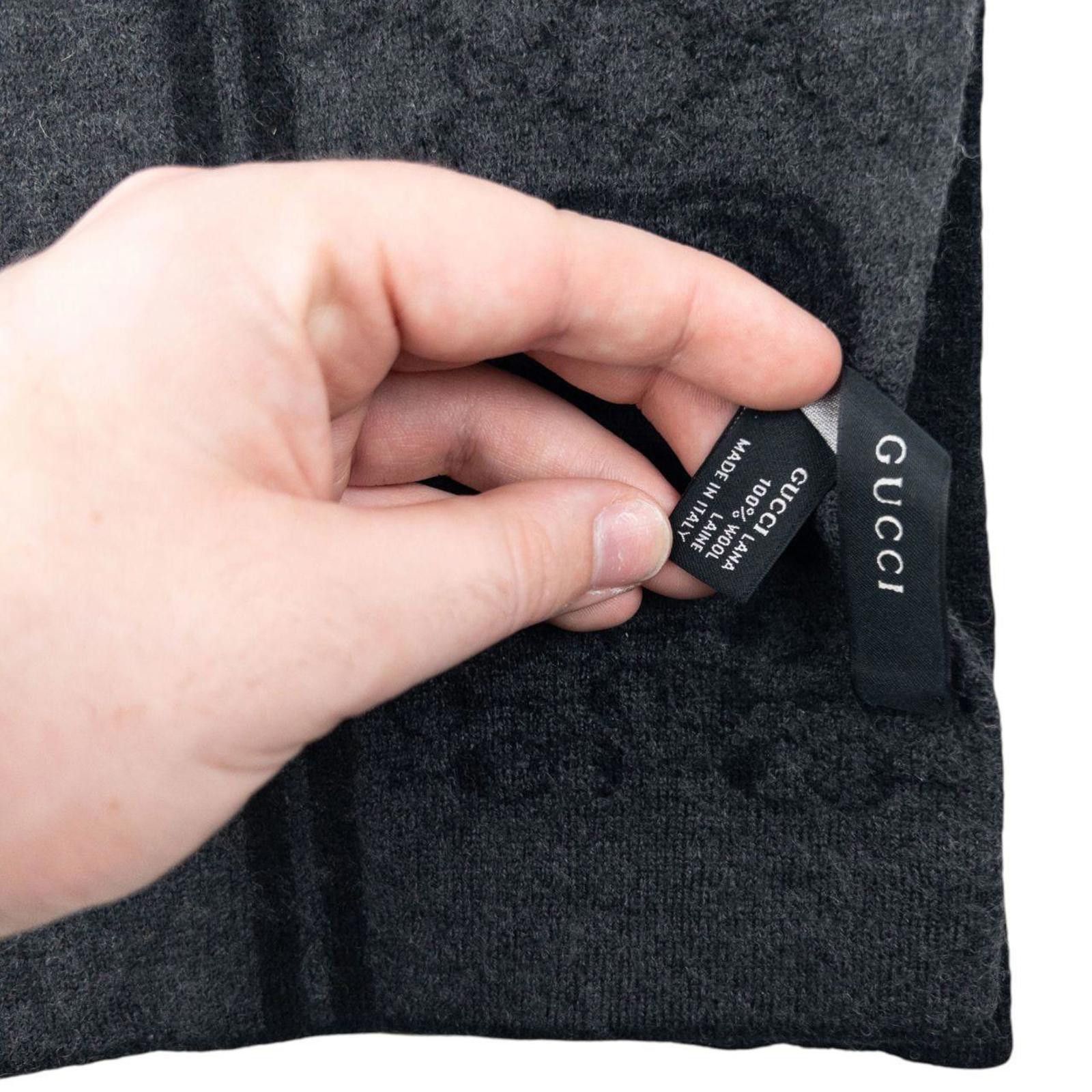 Gucci Vintage 2000s Gucci Wool Scarf Size ONE SIZE - 3 Thumbnail