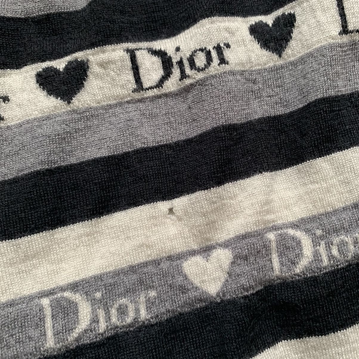 Dior FW2005 Cashmere/Silk Blend Monogram Hoodie Size S / US 4 / IT 40 - 9 Preview