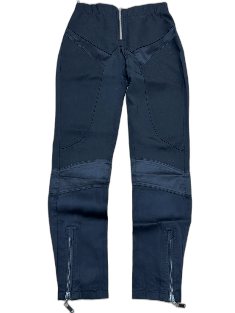 Louis Vuitton Louis Vuitton Black Motorcycle Pants with Zippers Size US 34 / EU 50 - 1 Thumbnail