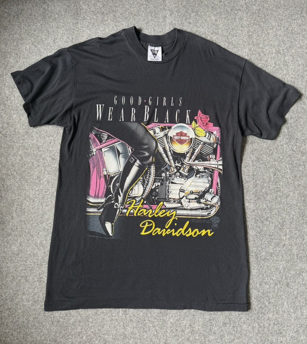 Band Tees 90’s Harley Davidson vintage Good Girls Wear Size US L / EU 52-54 / 3 - 1 Thumbnail