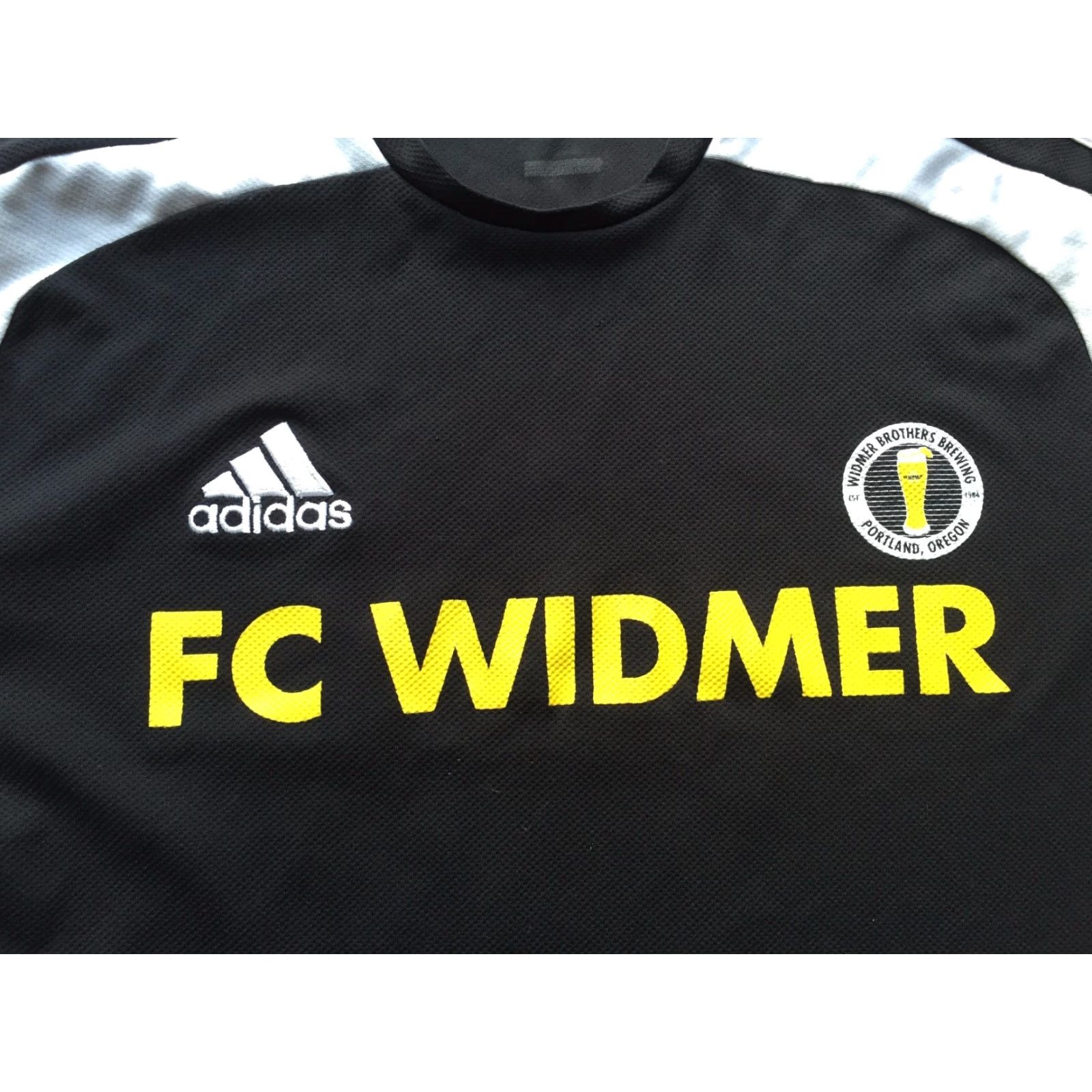 Adidas Adidas FC Widmer Brewing Company Soccer Jersey Portland Oregon Beer Sz L Shirt Men Black Short Sleeve Polyester Jersey Size US L / EU 52-54 / 3 - 3 Thumbnail
