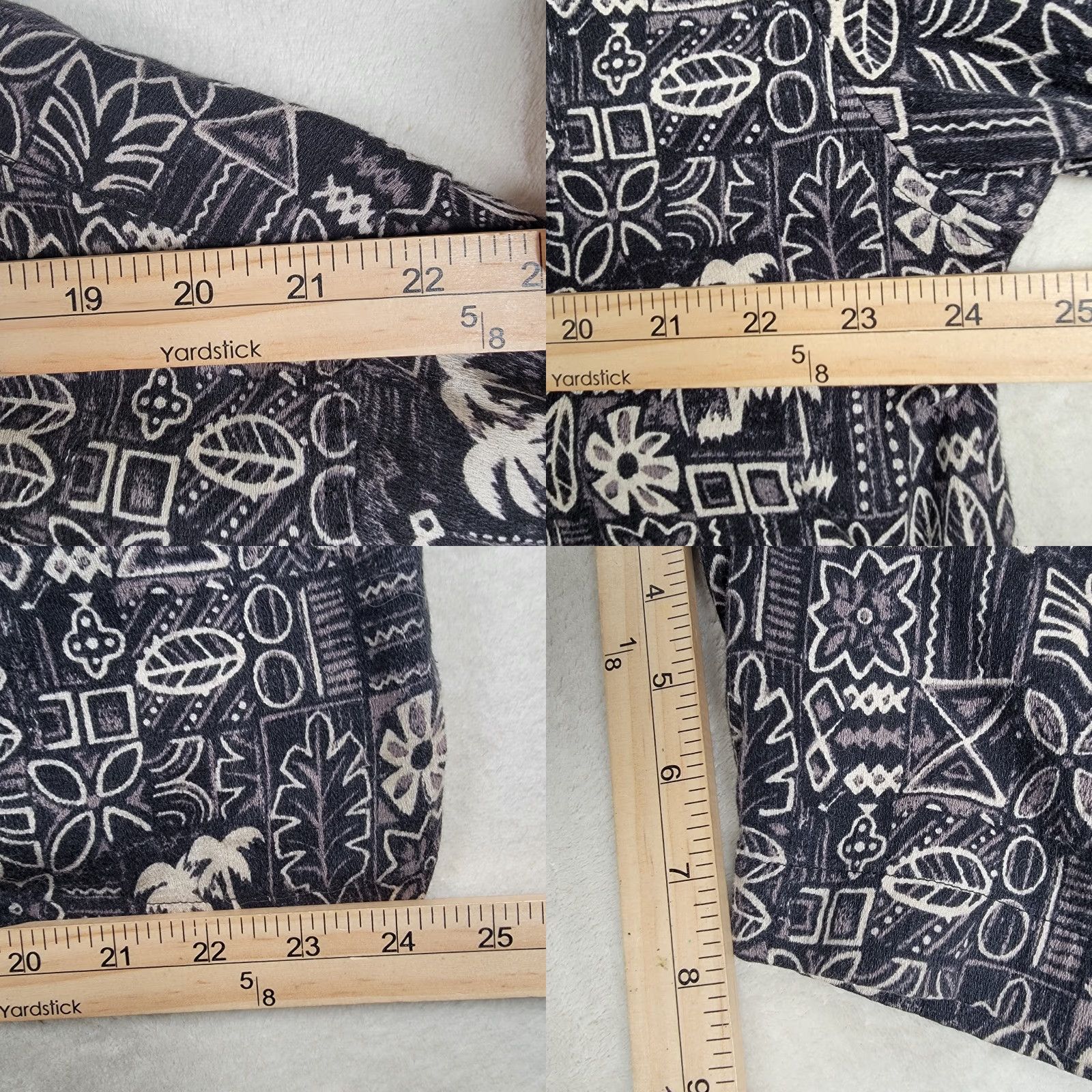 Ocean Pacific OCEAN PACIFIC Shirt Button-Up Men's XL Short Sleeve Hawaiian Tropical Black Size US XL / EU 56 / 4 - 8 Thumbnail