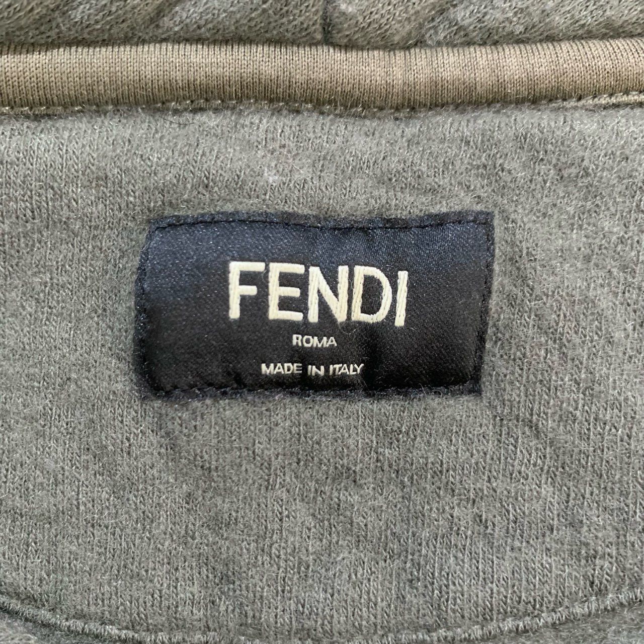Fendi Fendi Dark Green Little Monster Embroidered Sweatshirt Size Size XXL / US 16-18 / IT 52-54 - 3 Thumbnail