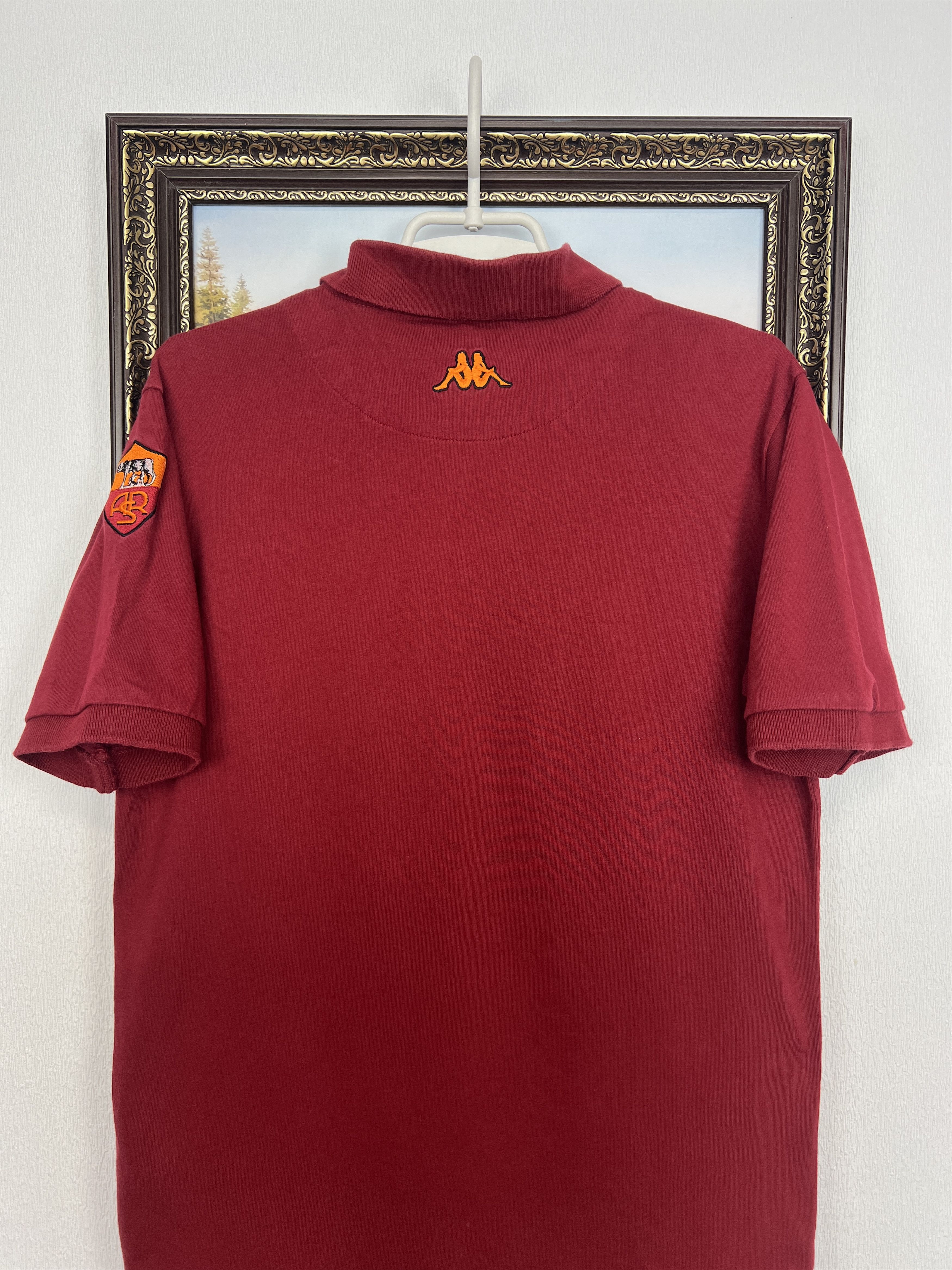 Kappa Vintage Kappa AS Roma Football Jersey Soccer Polo Tee Size US S / EU 44-46 / 1 - 13 Thumbnail