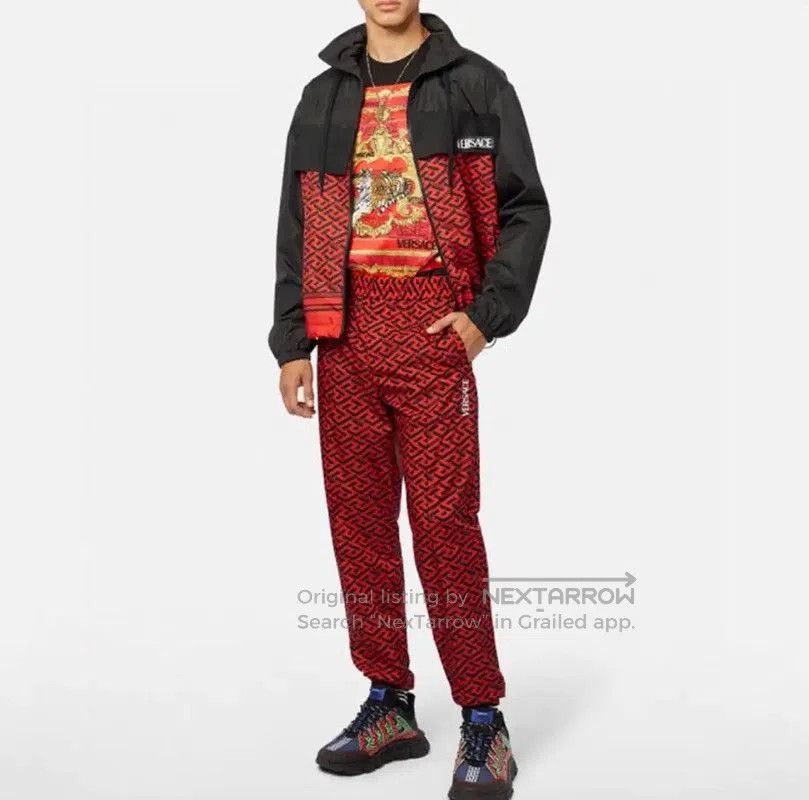 Versace Versace Summer Red Polyester Casual Pants . Size US 26 / EU 42 - 8 Thumbnail