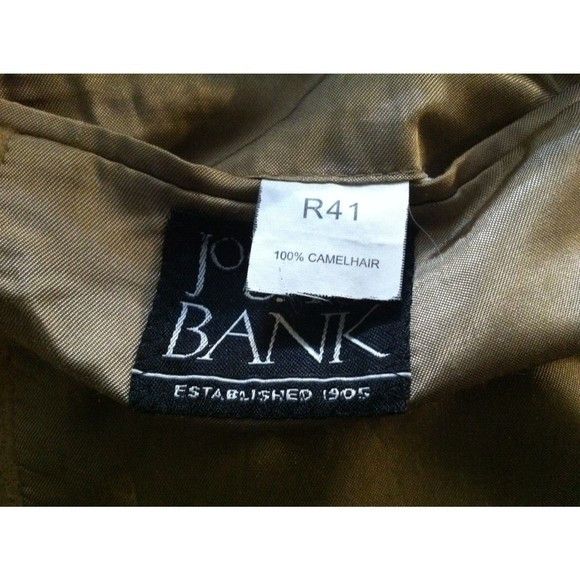 Jos. A. Bank JOS.A.BANK MEN'S 100%CAMEL HAIR SPORT COAT BLAZER JACKET 41R Size 40R - 7 Thumbnail