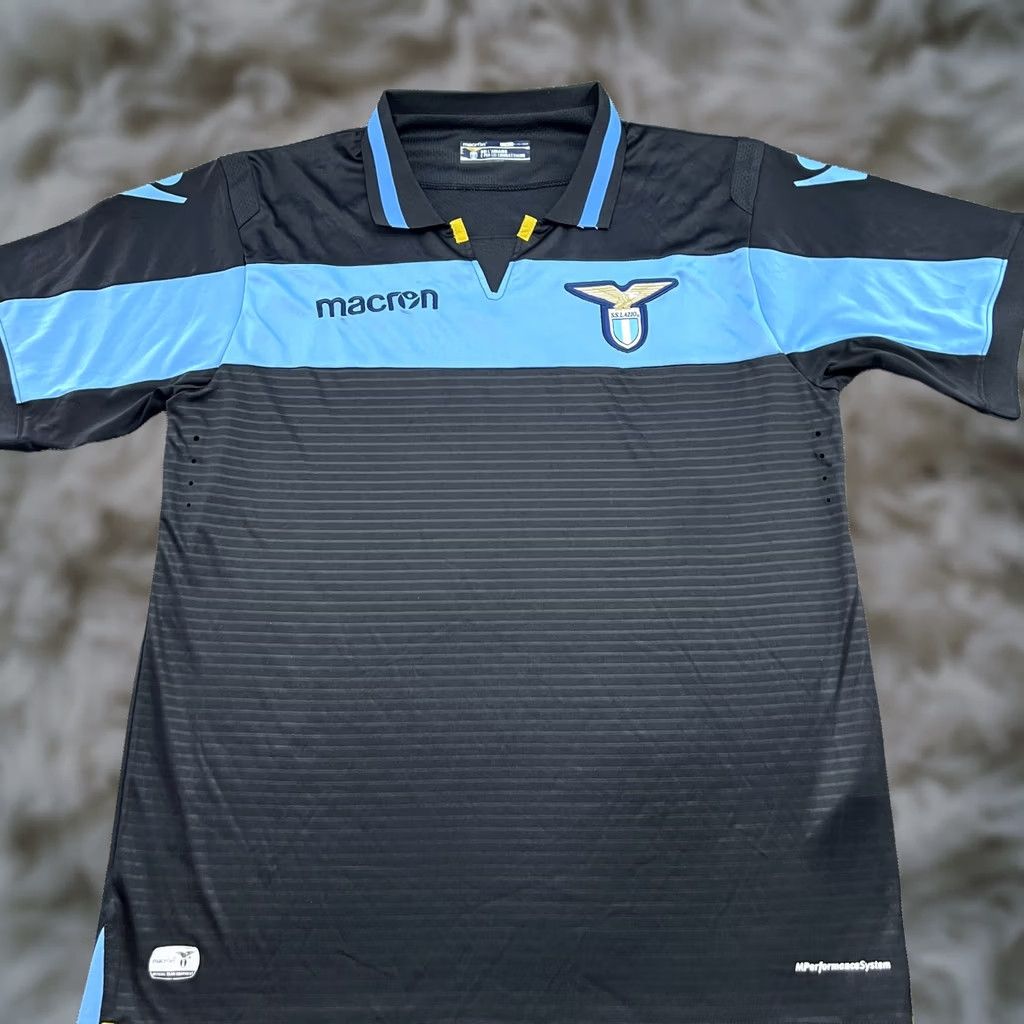 Macron Lazio Macron 2018-2019 Third Jersey Medium Adult Football Shirt Size US M / EU 48-50 / 2 - 1 Thumbnail