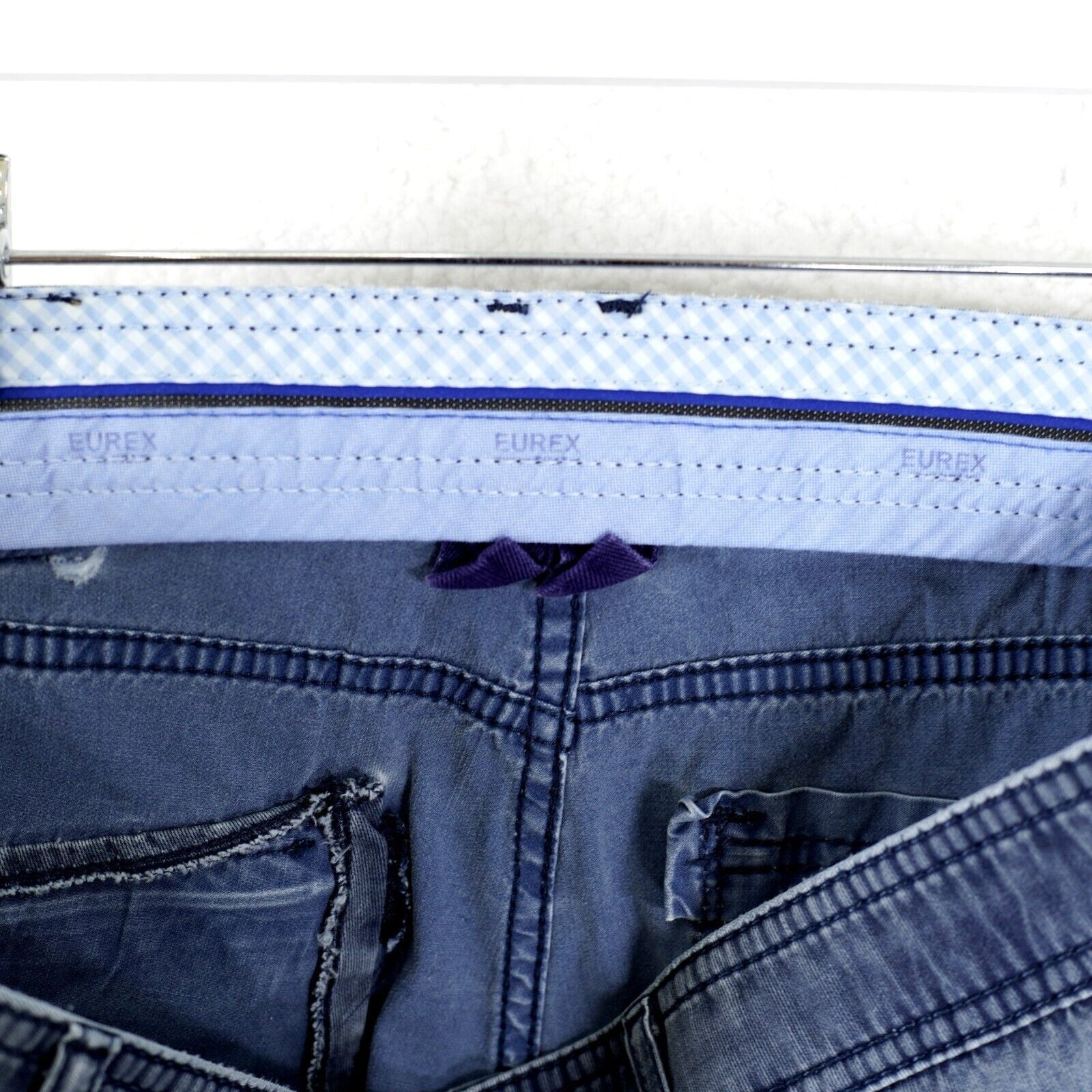 BRAX Brax Eurex Blue Elastic Waist Jeans Lightweight Mid Rise 37/ Size US 37 - 8 Thumbnail