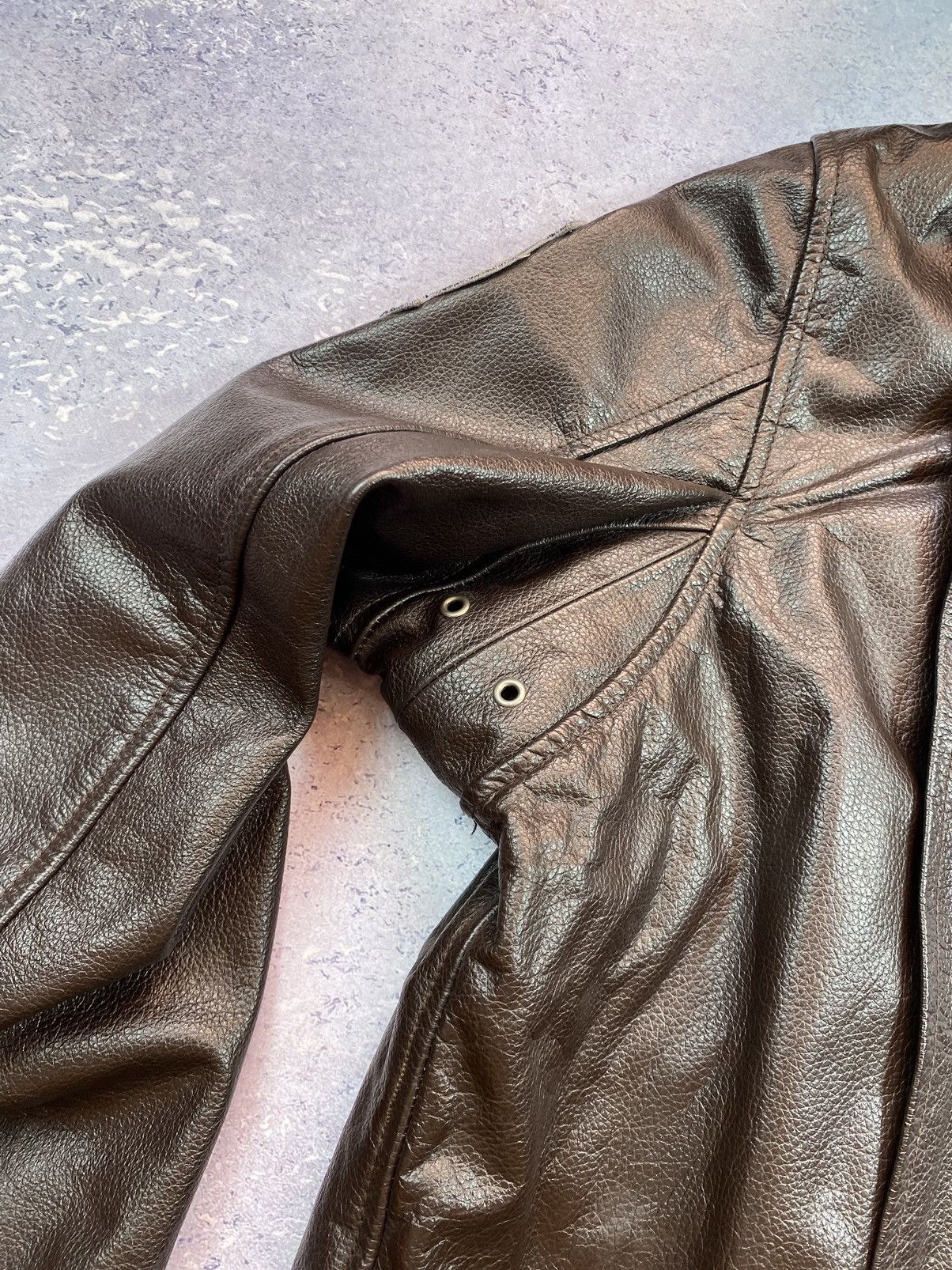Smart Range London Smart Range London Men’s Leather Bomber Jacket Size M-L Size US M / EU 48-50 / 2 - 17 Thumbnail