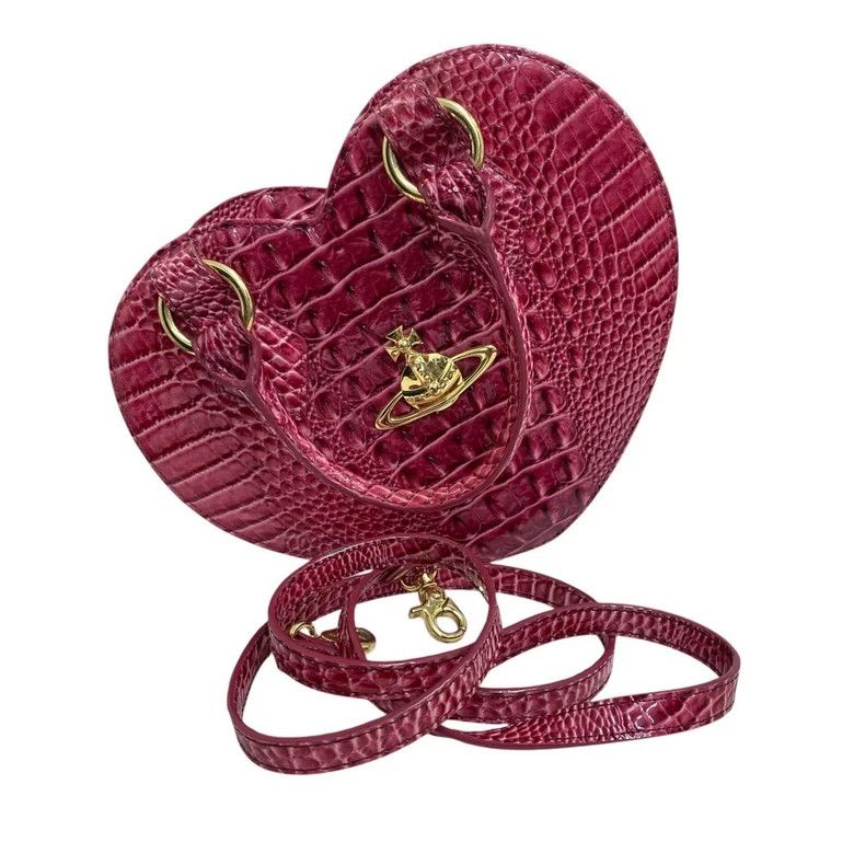 Vivienne Westwood Vivienne Westwood size os Alligator skin love handbag Size ONE SIZE - 3 Thumbnail
