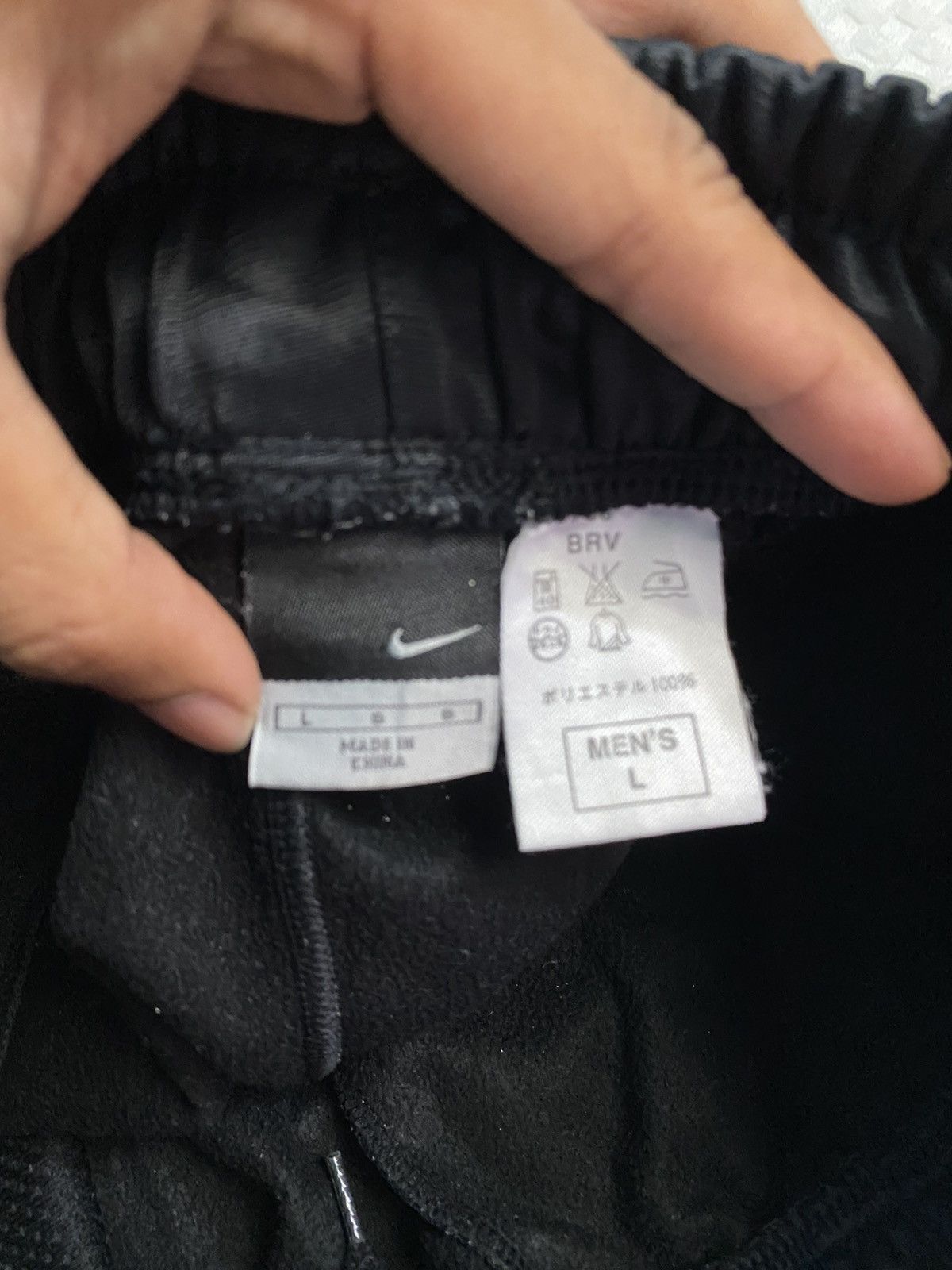 Nike 💥 VINTAGE NIKE BAGGY 90S WIDE LEG SWOOSH TRACK PANTS Y2K Size US 34 / EU 50 - 3 Thumbnail