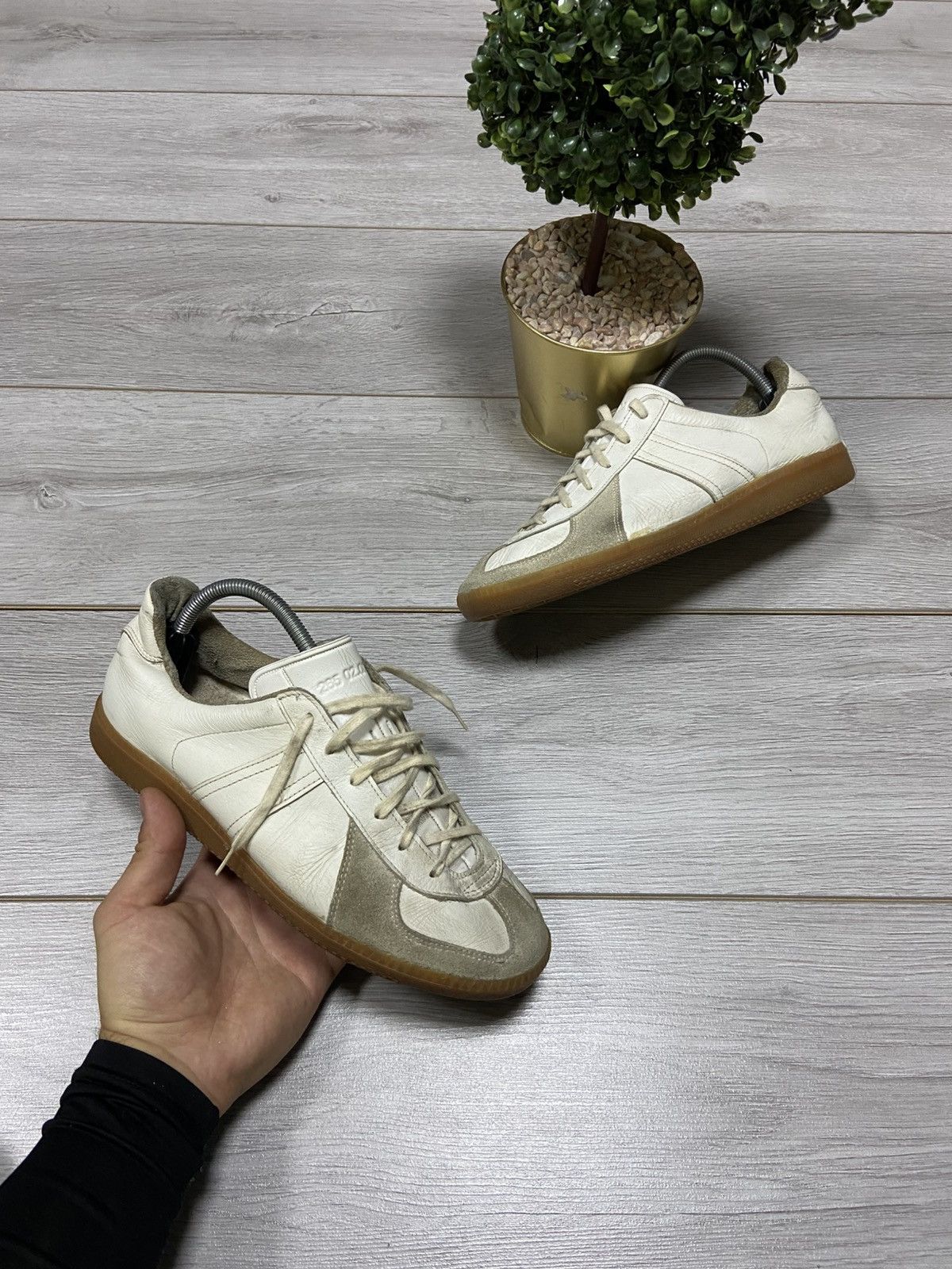 Vintage BW-sport 265 Maison Margiela style vintage leather trainers Size US 8 / EU 41 - 1 Thumbnail