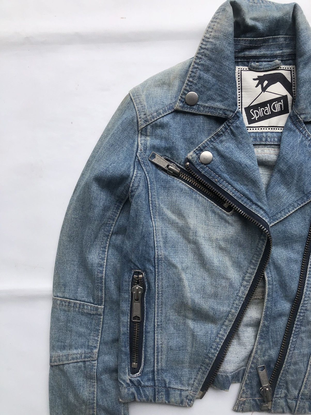 If Six Was Nine Spiral Girl Studed Zipper Jeans Jacket Number Nine LGB Style Size US M / EU 48-50 / 2 - 7 Thumbnail