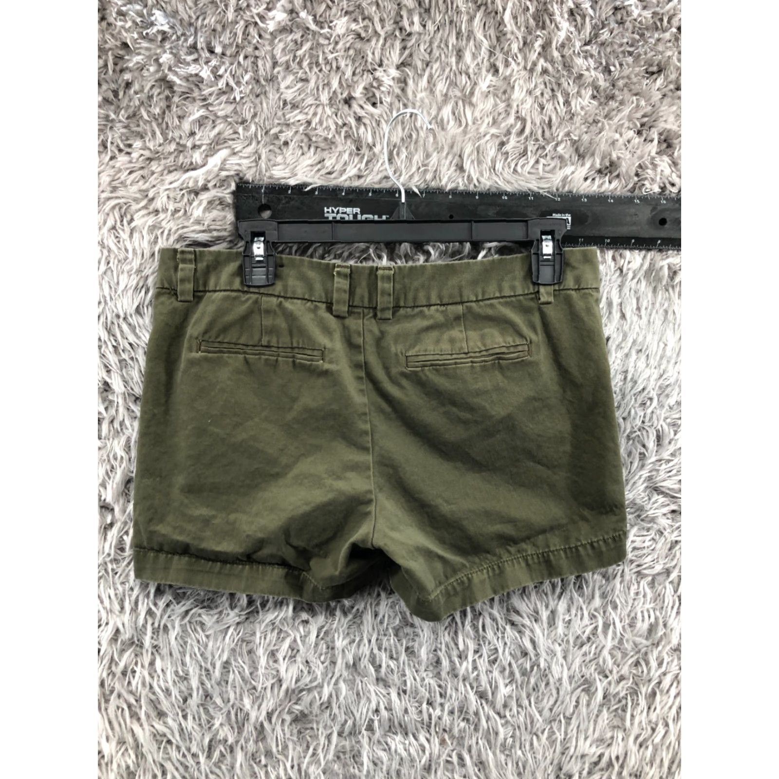 Vintage Stylus Shorts Womens Chino Style Mid Rise Regular Fit Green 32 in Waist Medium Wash 3 in Inseam Denim Shirt? Size 27" / US 4 / IT 40 - 4 Thumbnail