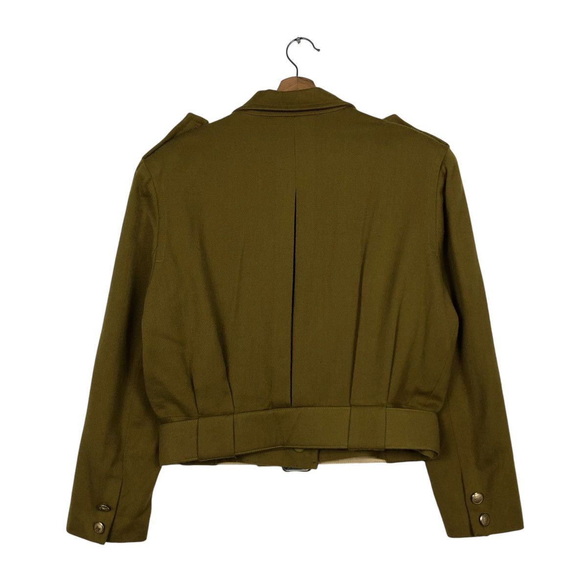 Vintage 🔥VINTAGE CROPPED BIKER JACKET WOOL CIVISK DOUBLE COLLAR Size US M / EU 48-50 / 2 - 10 Thumbnail