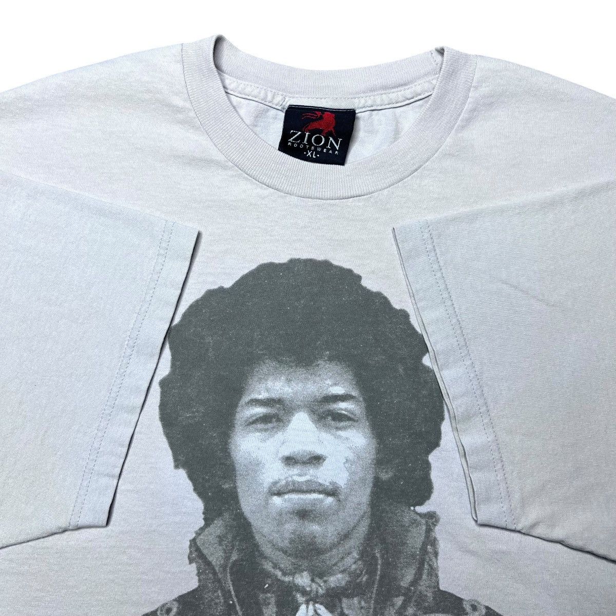 Band Tees × Vintage × Zion Rootswear Vintage 2002 Jimi Hendrix Zion Rootswear Graphic Band Tee Size US XL / EU 56 / 4 - 3 Thumbnail