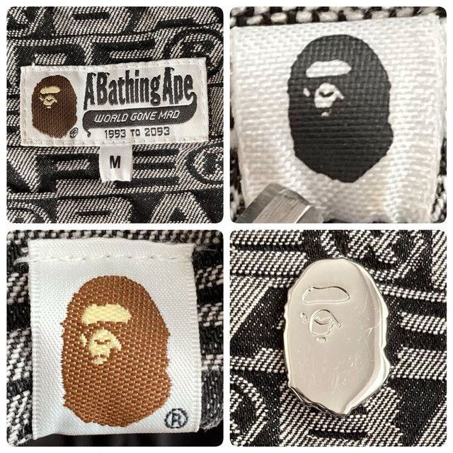 Bape BAPE FACE LOGO Monogram Puffer Down Jacket a bathing ape Size US M / EU 48-50 / 2 - 9 Thumbnail