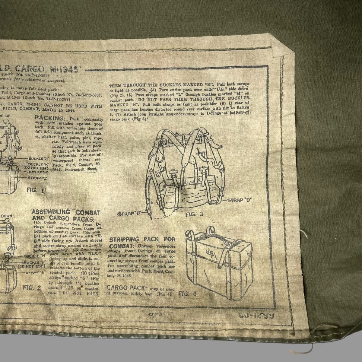 Vintage Vintage US military m-1945 combat pack Size ONE SIZE - 9 Thumbnail