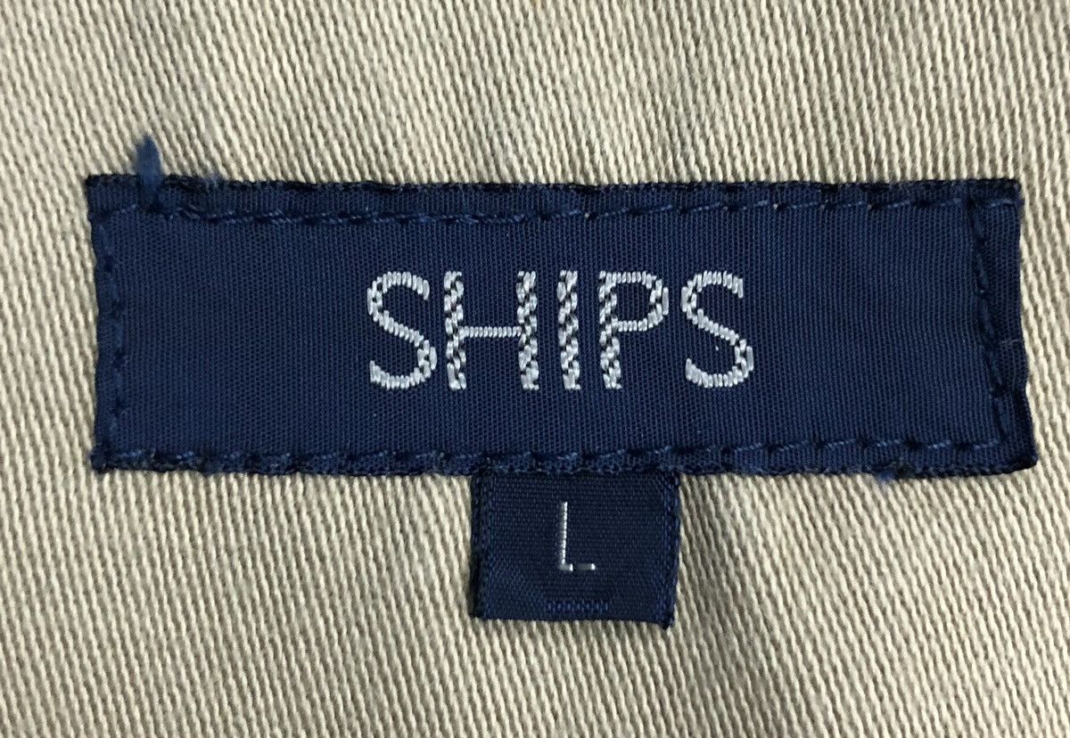 SHIPS SHIPS Khaki Cotton Chore Jacket – Size L Size US L / EU 52-54 / 3 - 14 Thumbnail