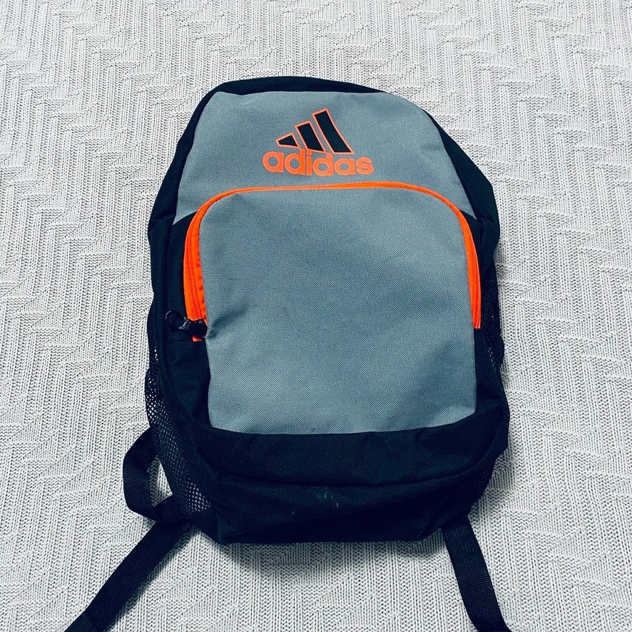 Adidas Adidas gray and orange small backpack Size ONE SIZE - 1 Thumbnail