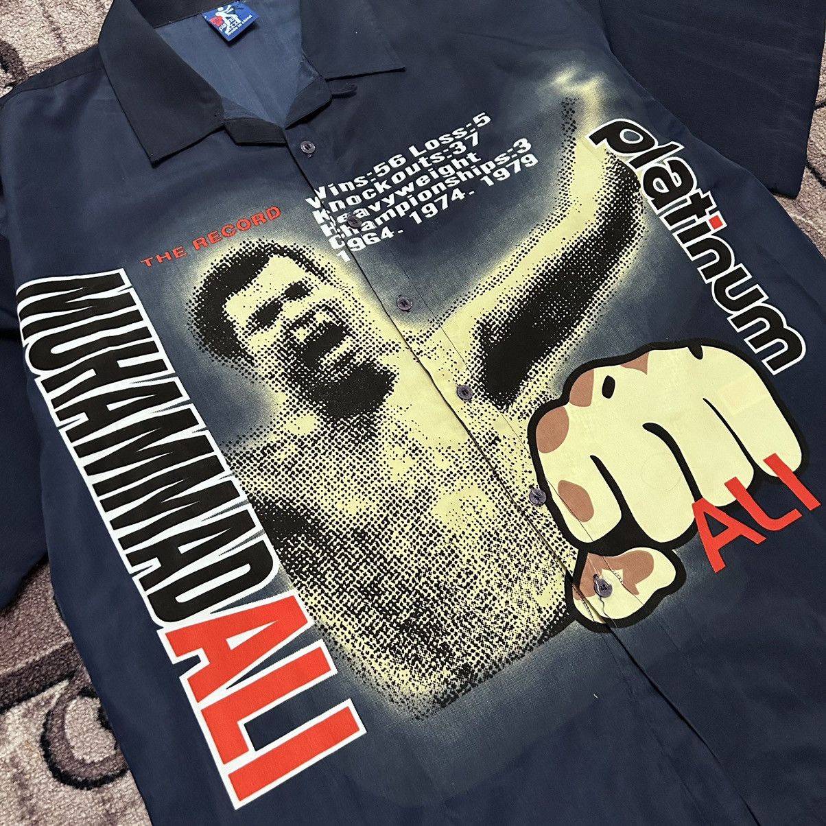 Fubu Fubu Platinium vintage full print shirt Muhammad Ali Boxing Size US XXL / EU 58 / 5 - 3 Thumbnail
