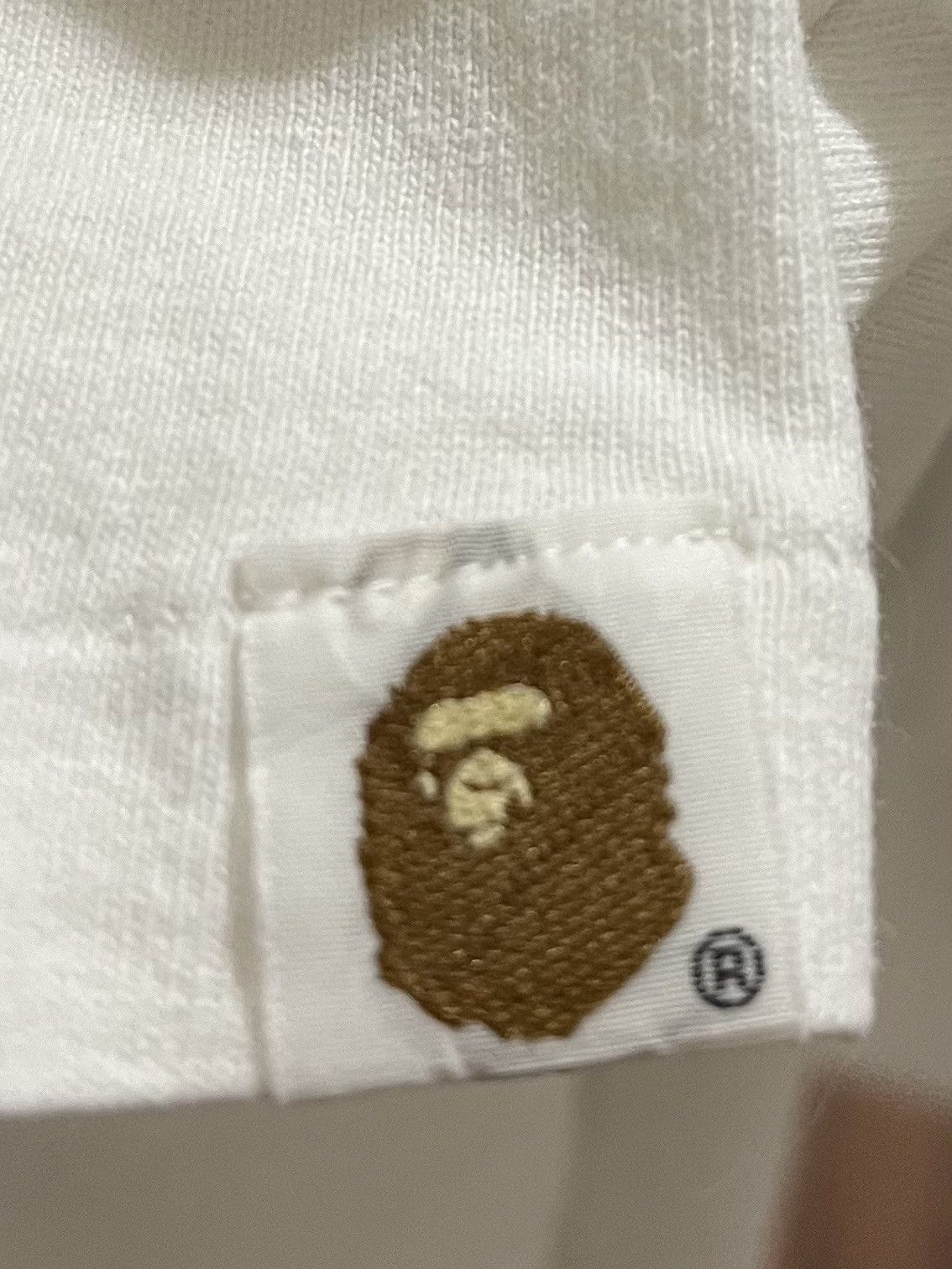 Bape Bape camo logo tee shirt Size US M / EU 48-50 / 2 - 6 Thumbnail