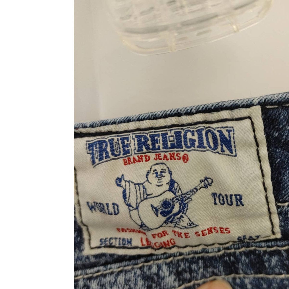 True Religion True Religion Womens Skinny Jeans Bleach Splattered Sz 33 Size 33" - 5 Thumbnail