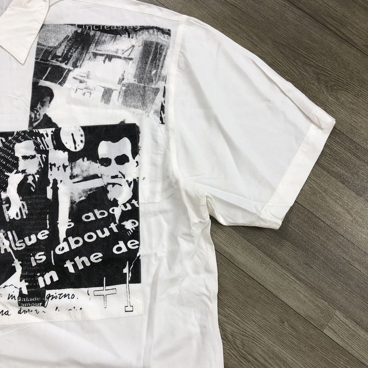 If Six Was Nine × Japanese Brand × Le Grande Bleu (L.G.B.) 2000s Plus One Poem Skulls Patch Gothic Goa Style Button Up Size US L / EU 52-54 / 3 - 7 Thumbnail
