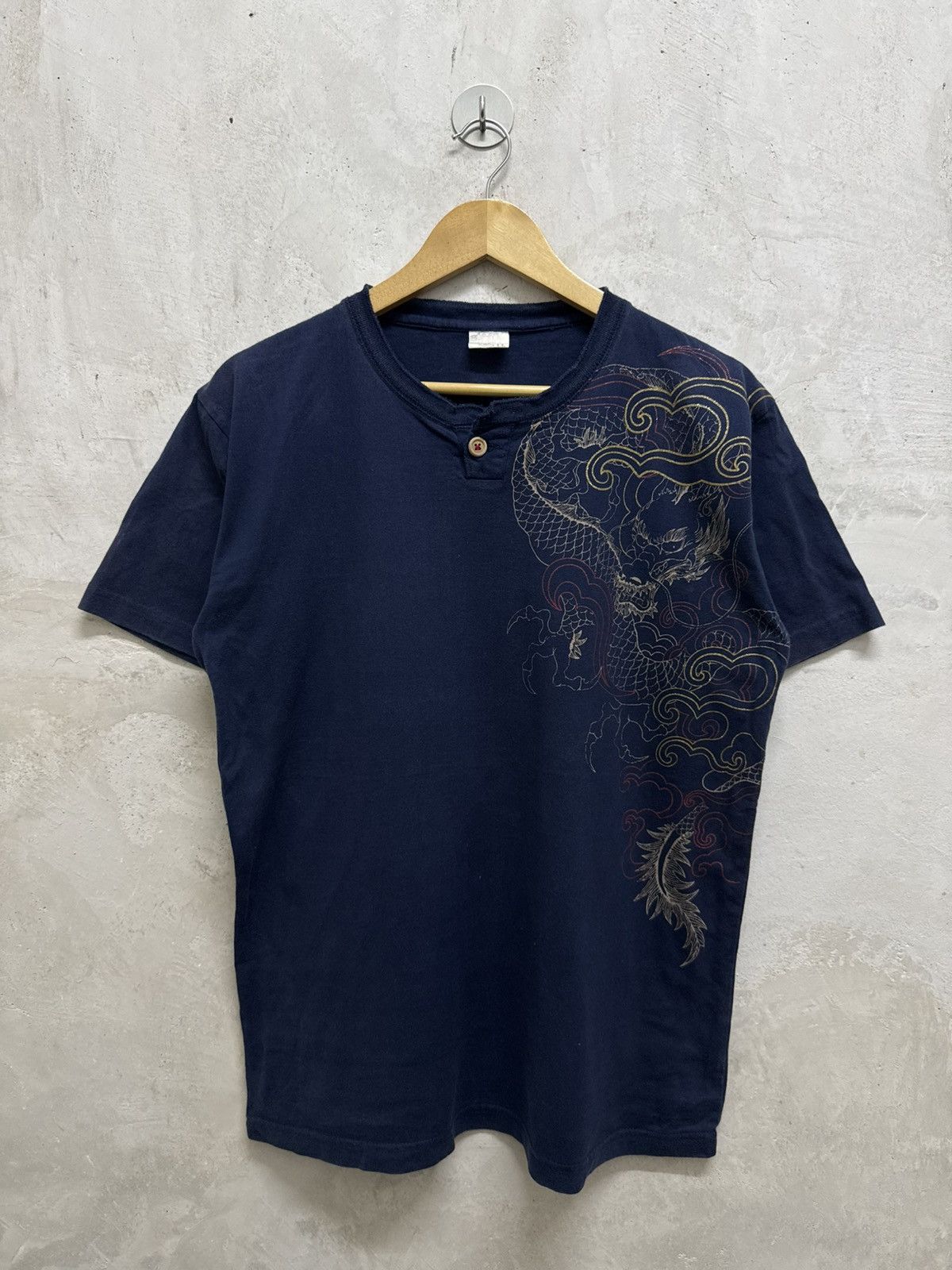 Japanese Brand Sukajan Yakuza Tattoo All Over Print Karakuri Inspired Size US L / EU 52-54 / 3 - 1 Thumbnail