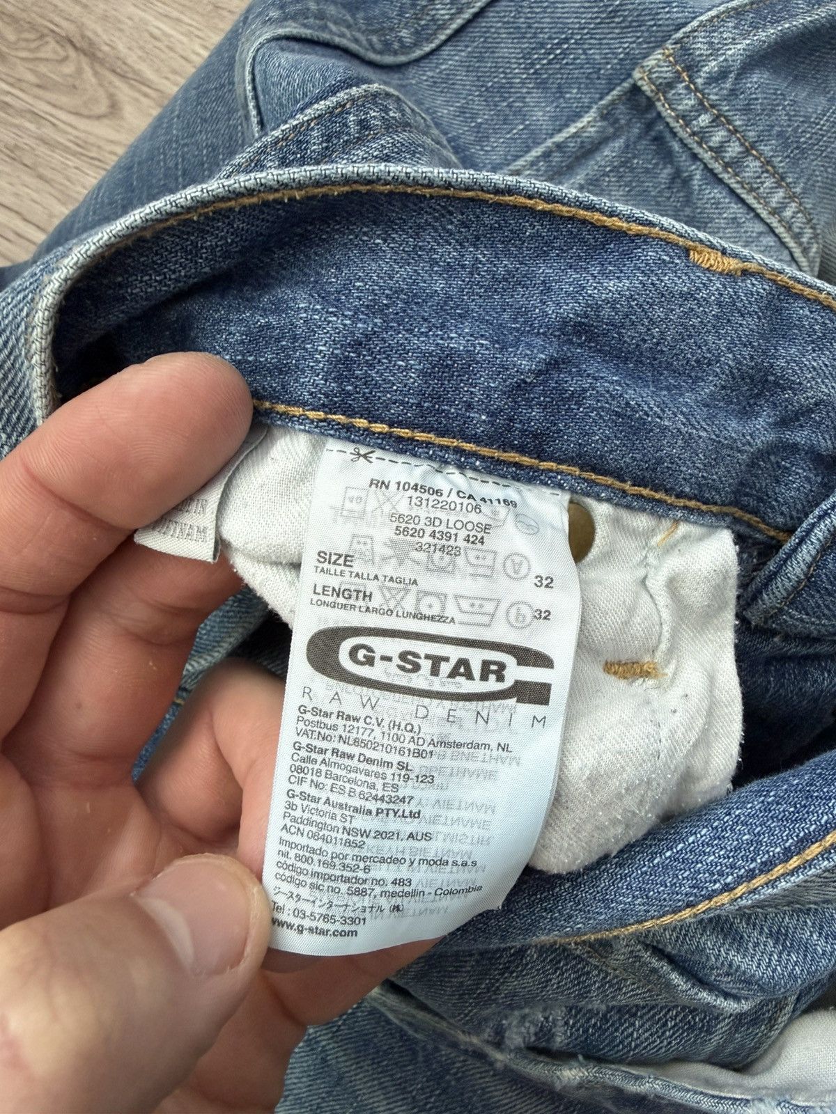G-Star G-Star Raw 5620 3D Loose Distressed Jeans Size W32 Size US 32 / EU 48 - 16 Thumbnail