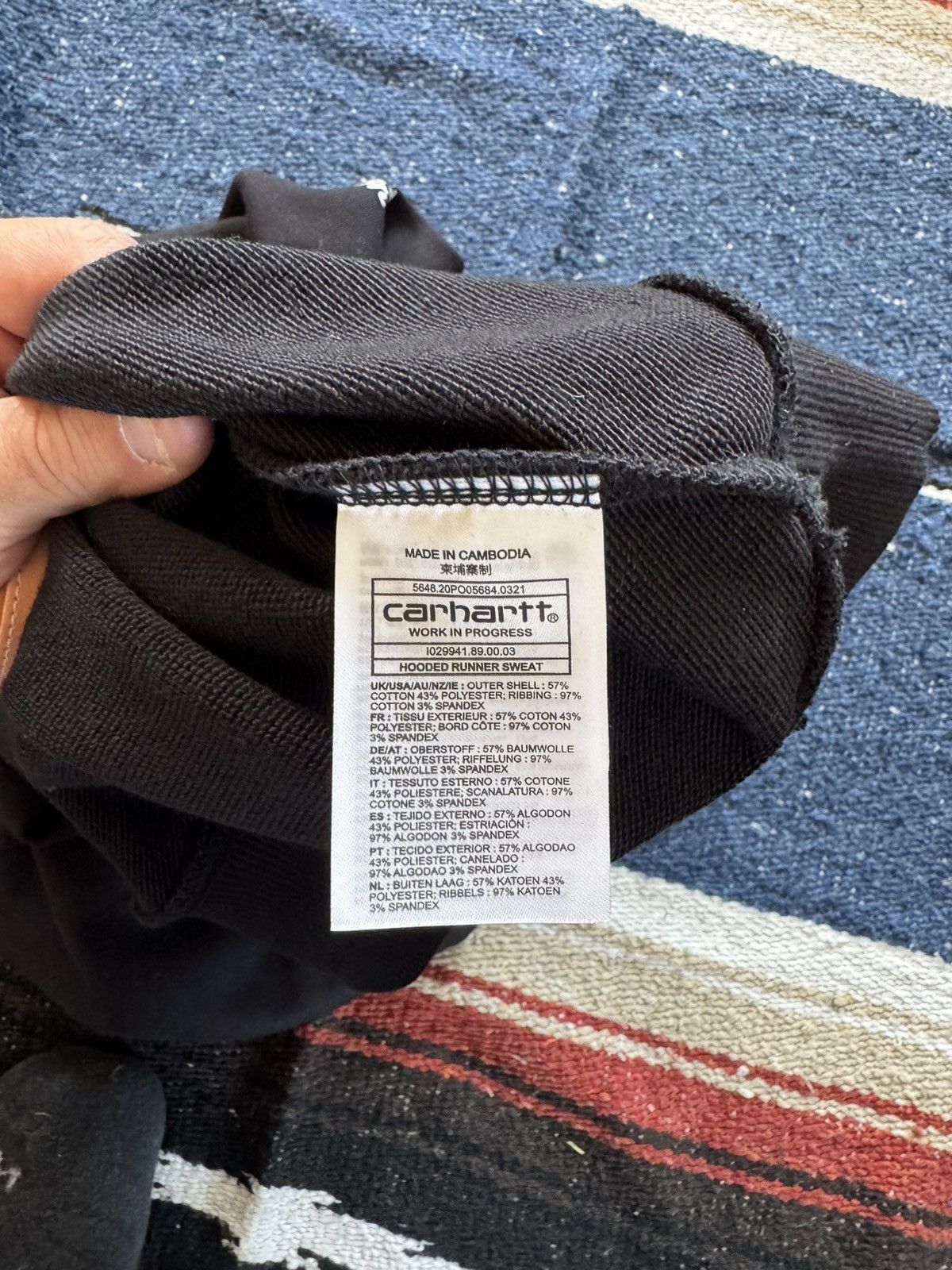 Carhartt Wip Carhartt work in progress WIP Runner hoodie size small Size US S / EU 44-46 / 1 - 8 Thumbnail
