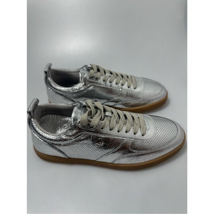 Christian Louboutin Christian Louboutin Tutti Rui Leather Sneakers Silver Men’s Size US 10 / EU 43 - 7 Thumbnail