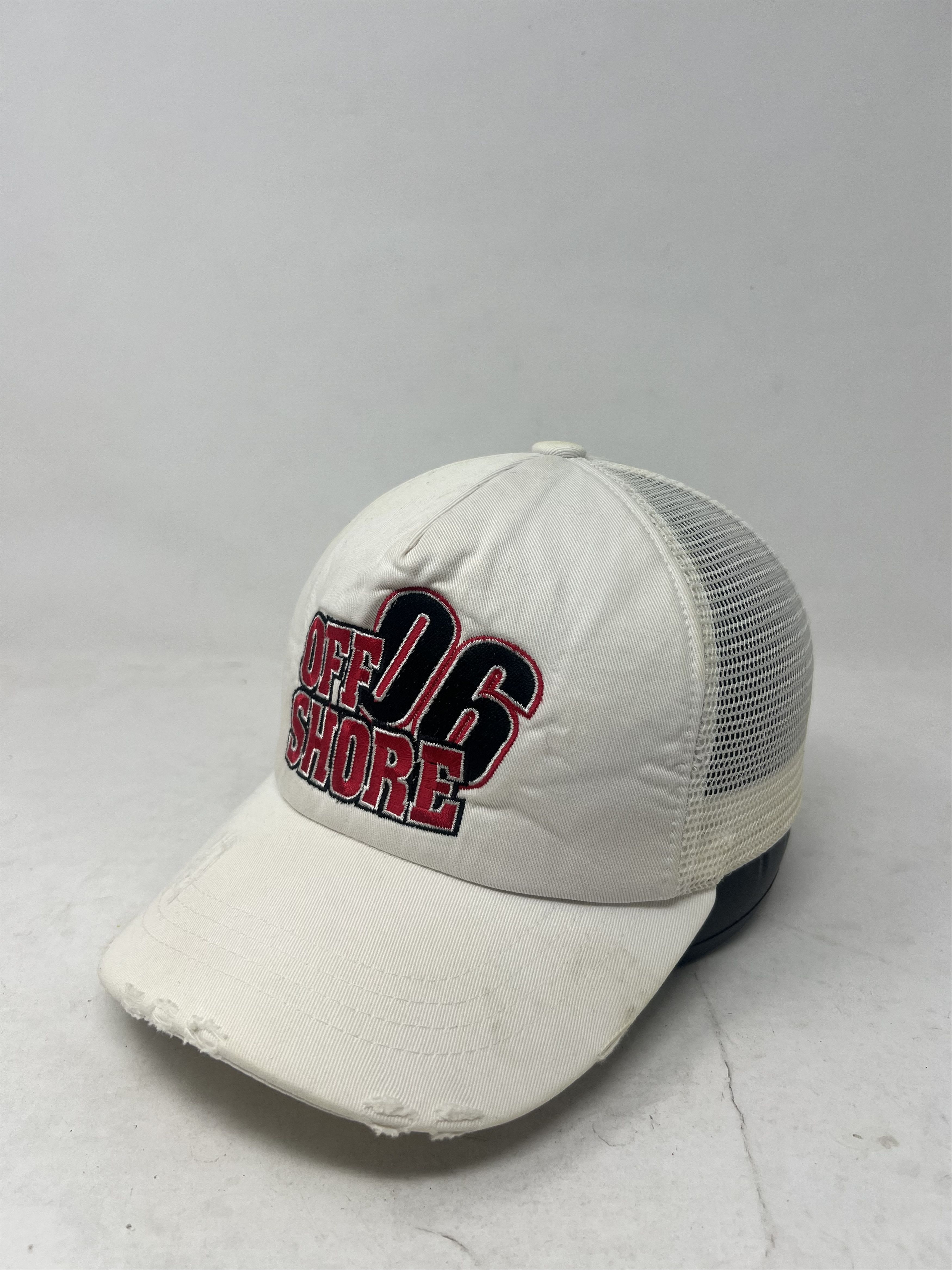 Japanese Brand Distressed Offshore 06 Trucker Hat Size ONE SIZE - 1 Thumbnail