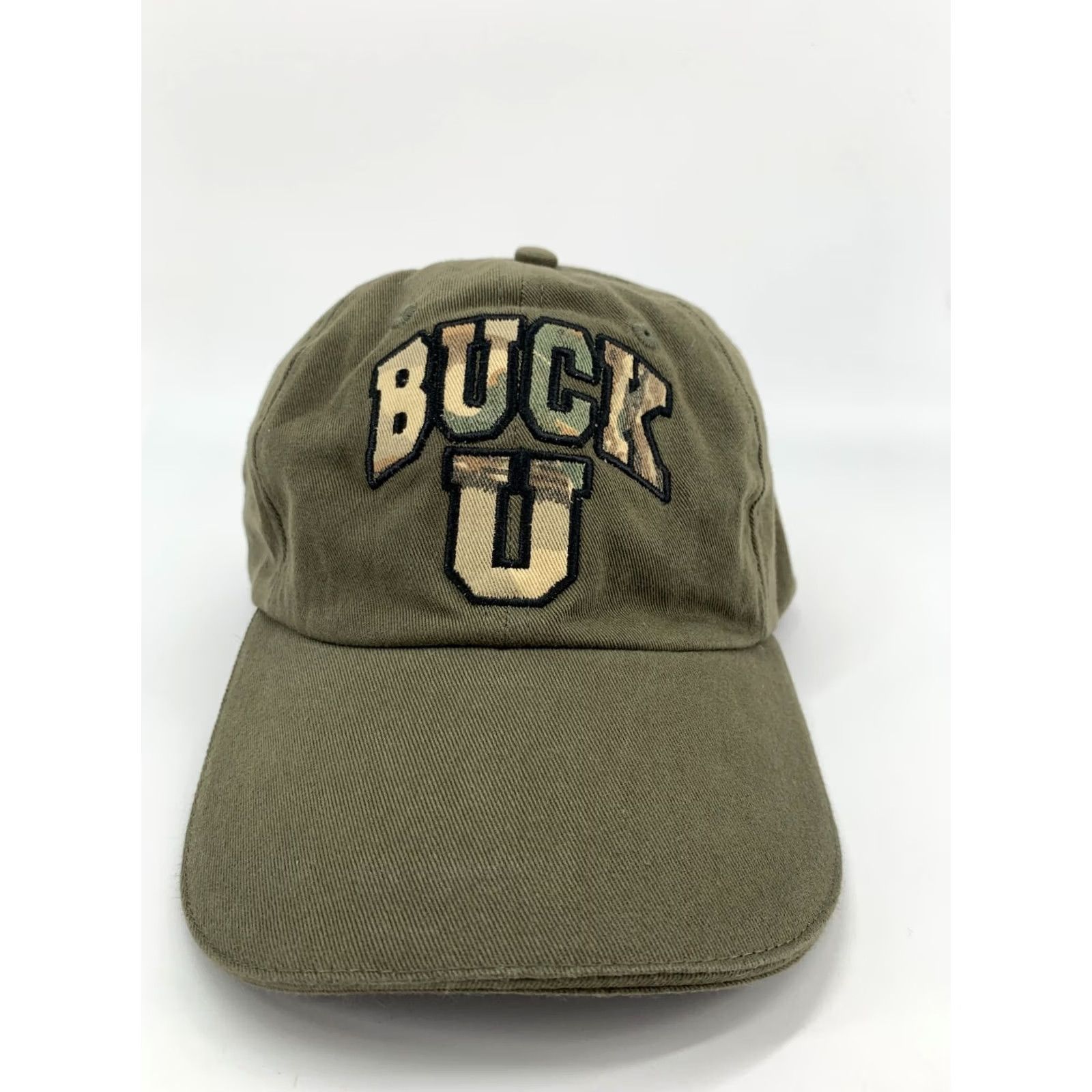 Arrow Guns & Arrows Buck U Adjustable Baseball Cap Men's Green New Baseball Cap Men Green Adjustable Buck U Cap Size ONE SIZE - 2 Thumbnail