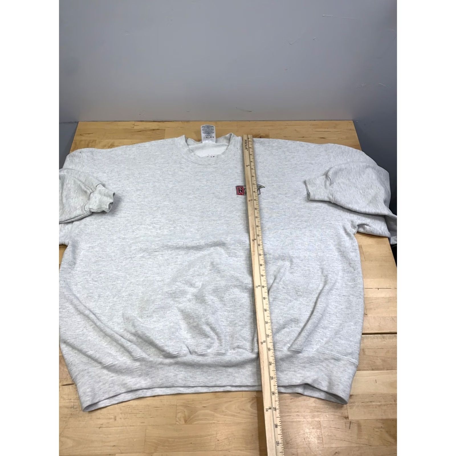 Jerzees Kettle One Vodka Promo Sweatshirt Men 2XL Gray Pullover Liquor Jerzees Sweatshirt Crew Neck Long Sleeve Winter Size US XXL / EU 58 / 5 - 5 Thumbnail