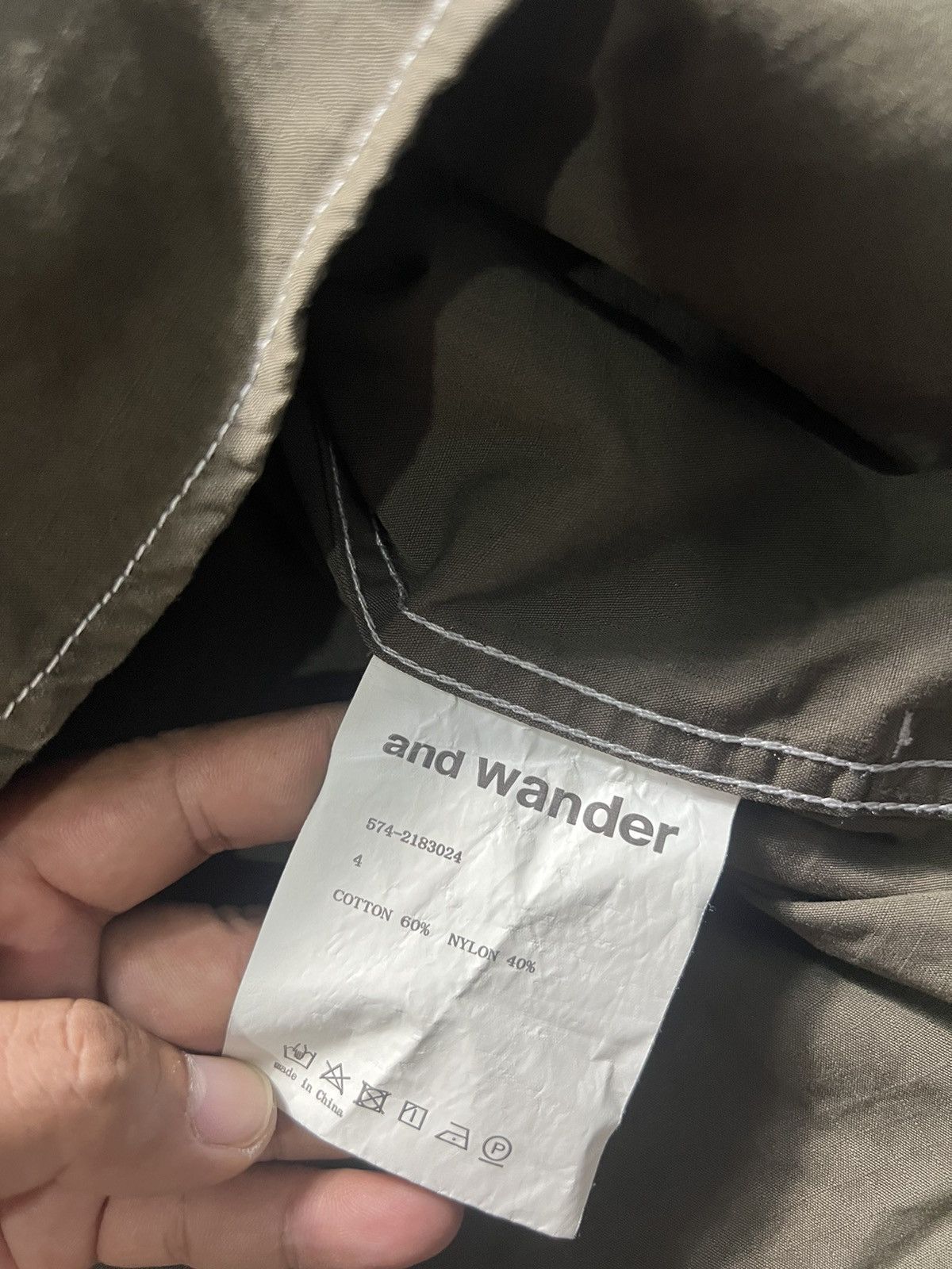 And Wander And Wander - Cotton Rip Shirt Size US L / EU 52-54 / 3 - 7 Thumbnail
