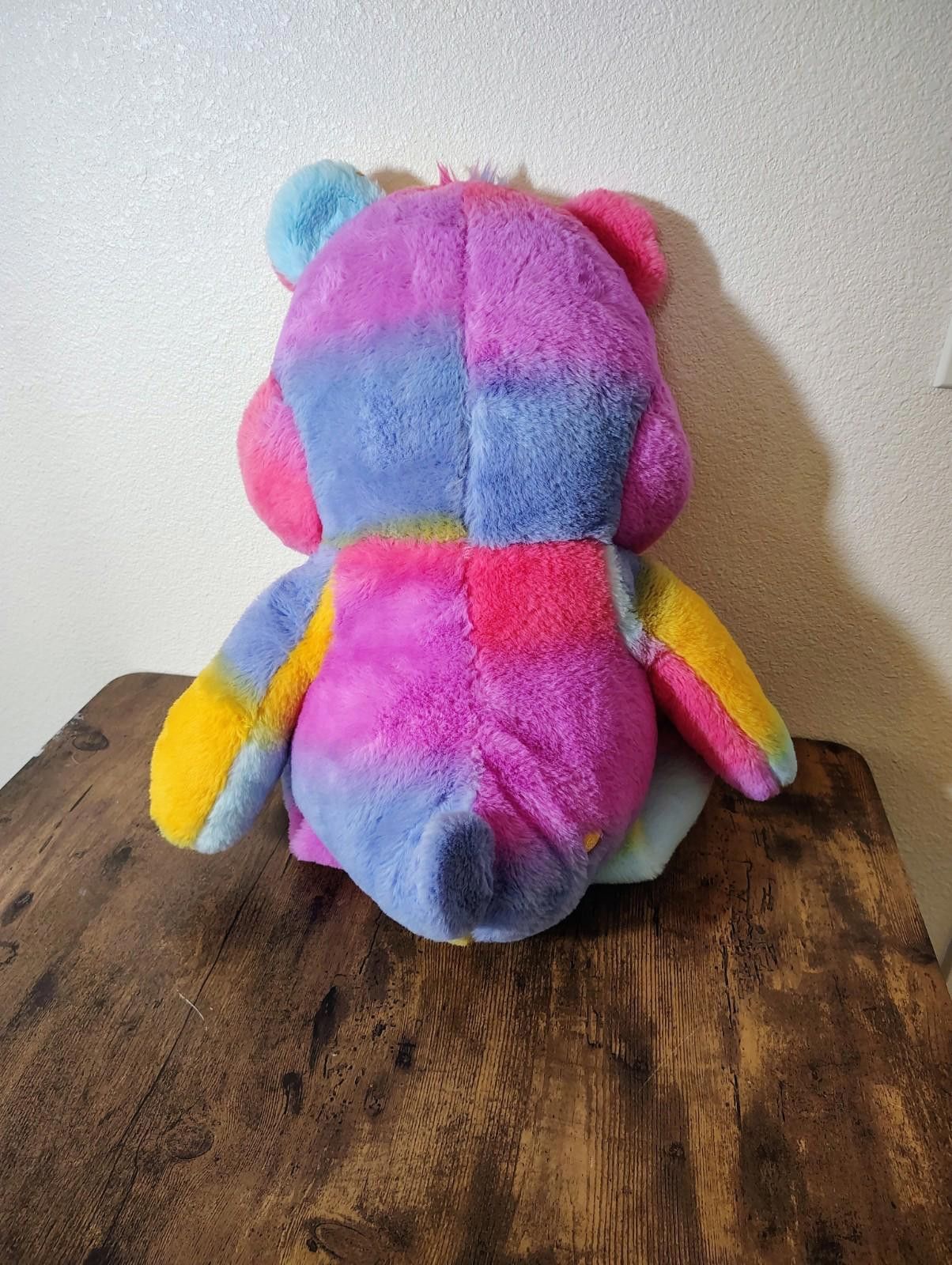Other Large Care Bears DARE TO CARE Rainbow Star Caring Earth Size ONE SIZE - 2 Thumbnail