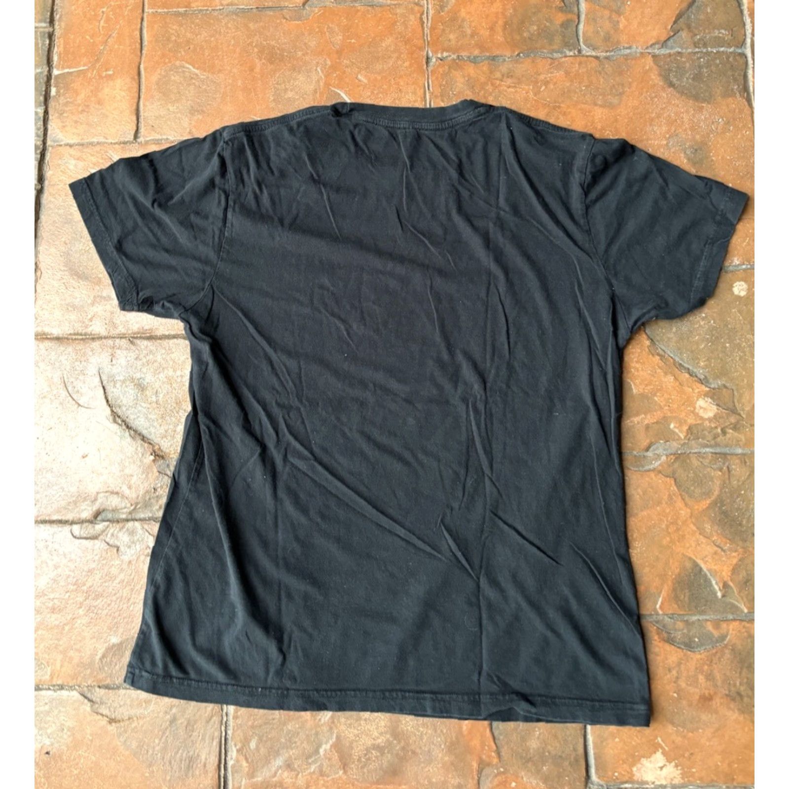 Vintage VINTAGE Tankfarm T-Shirt Large Black Cotton Short Sleeve Crew Neck Men Grunge Skull Skulls Emo Y2K Size US L / EU 52-54 / 3 - 3 Thumbnail